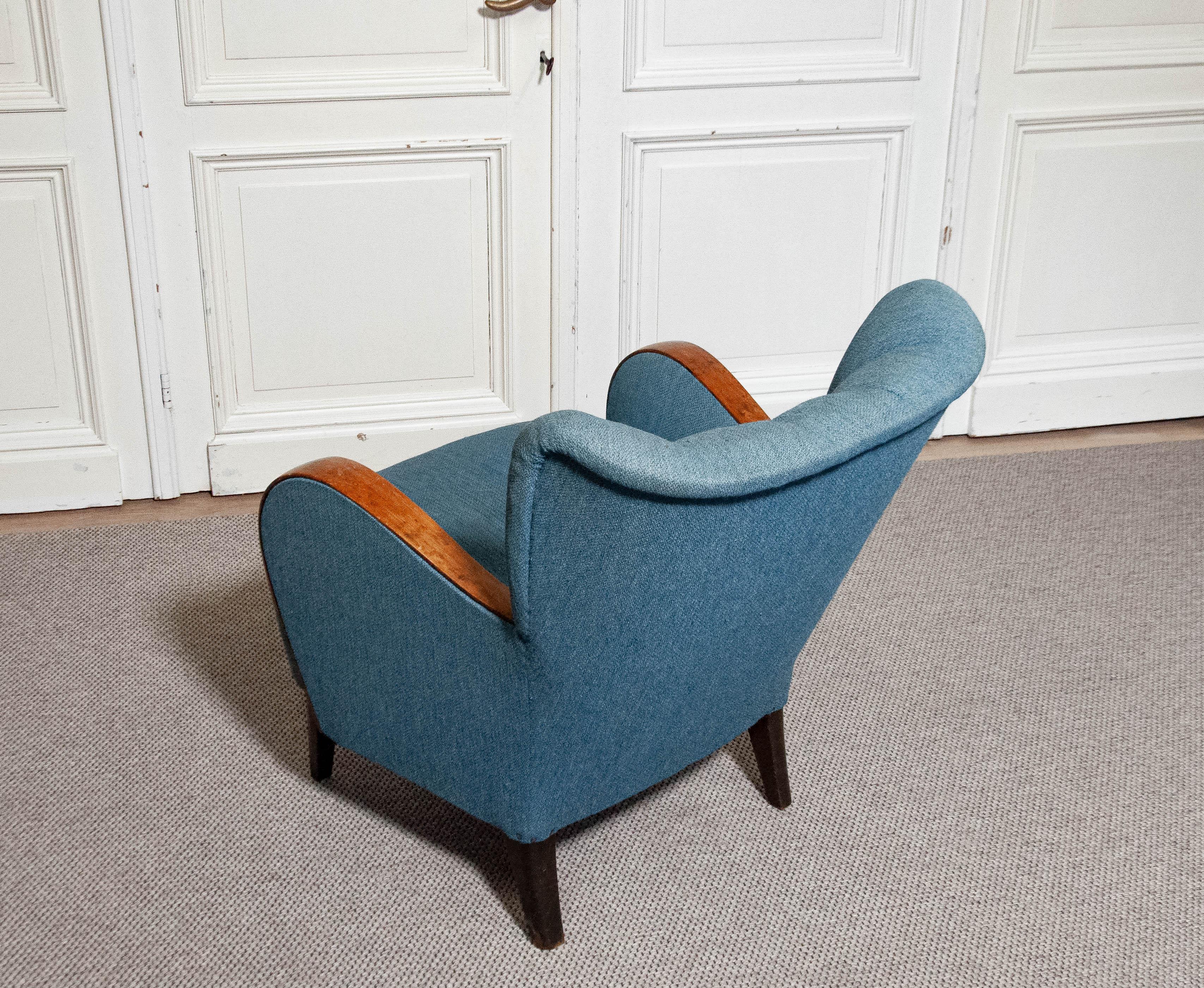 1940s Swedish Art Nouveau Chair For Sale 1