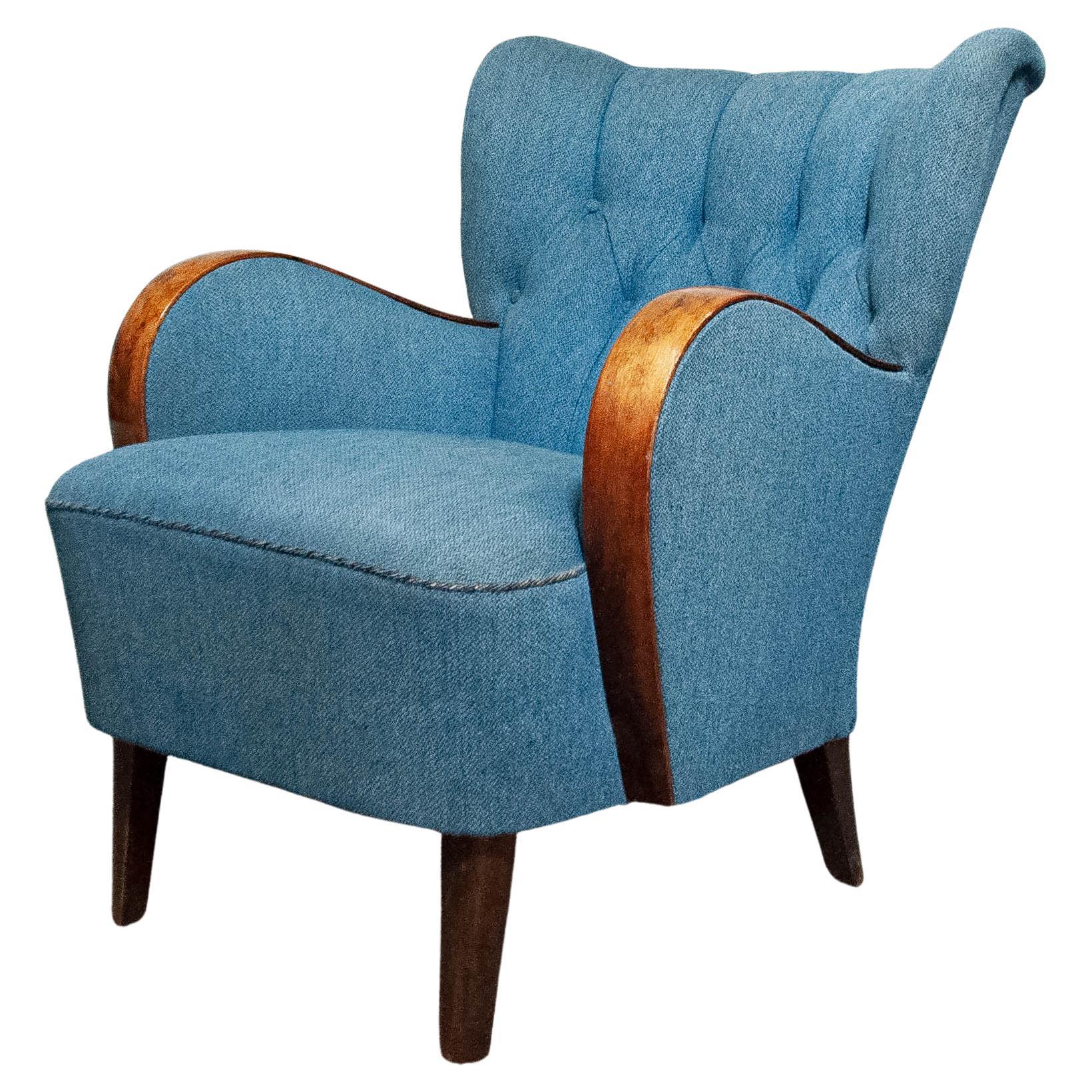1940s Swedish Art Nouveau Chair