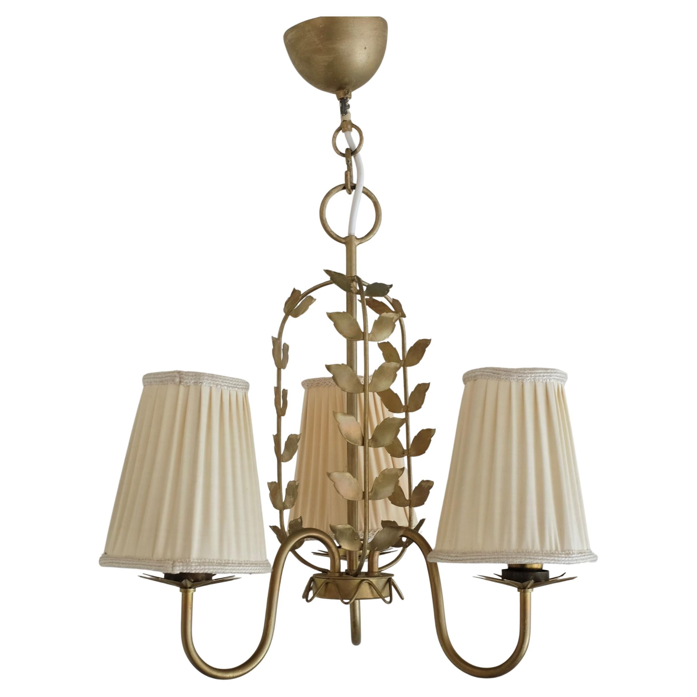 1940s Swedish Chandelier by ASEA