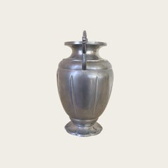 1940s Swedish Grace Polished Pewter Vessel by Nordtenn Svenskt