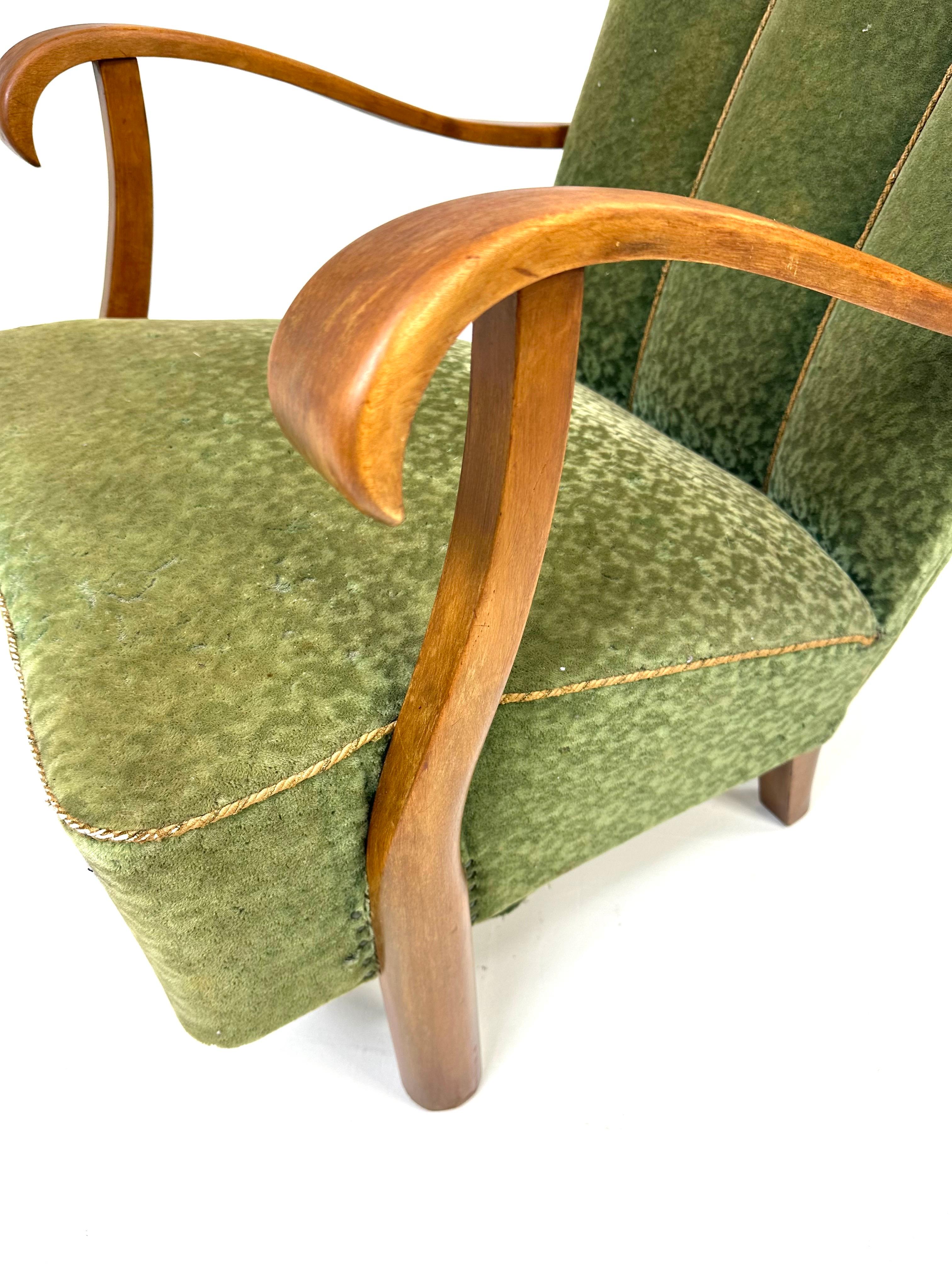 1940’s Swedish Lounge Chair For Sale 1