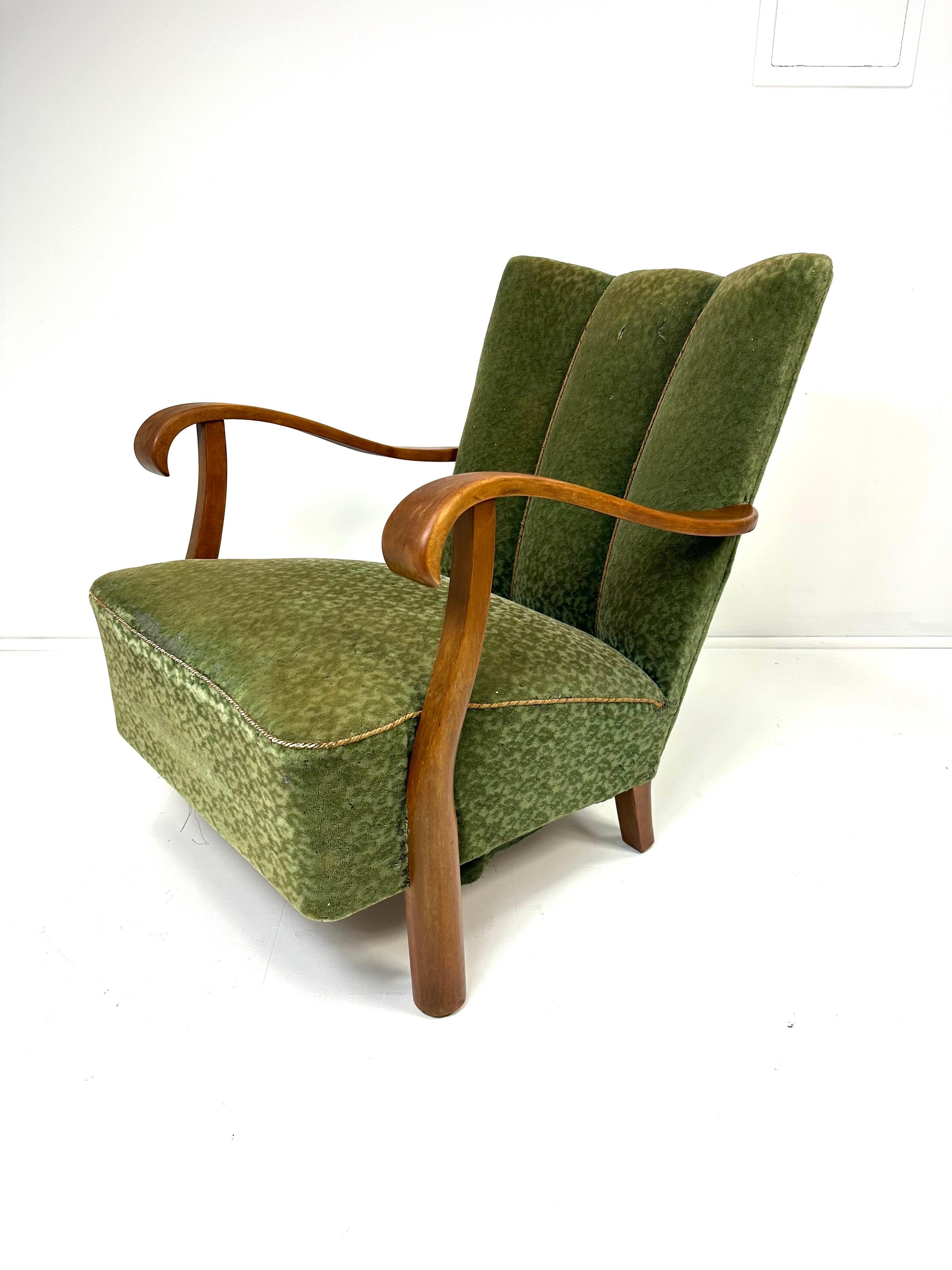 1940’s Swedish Lounge Chair For Sale 2