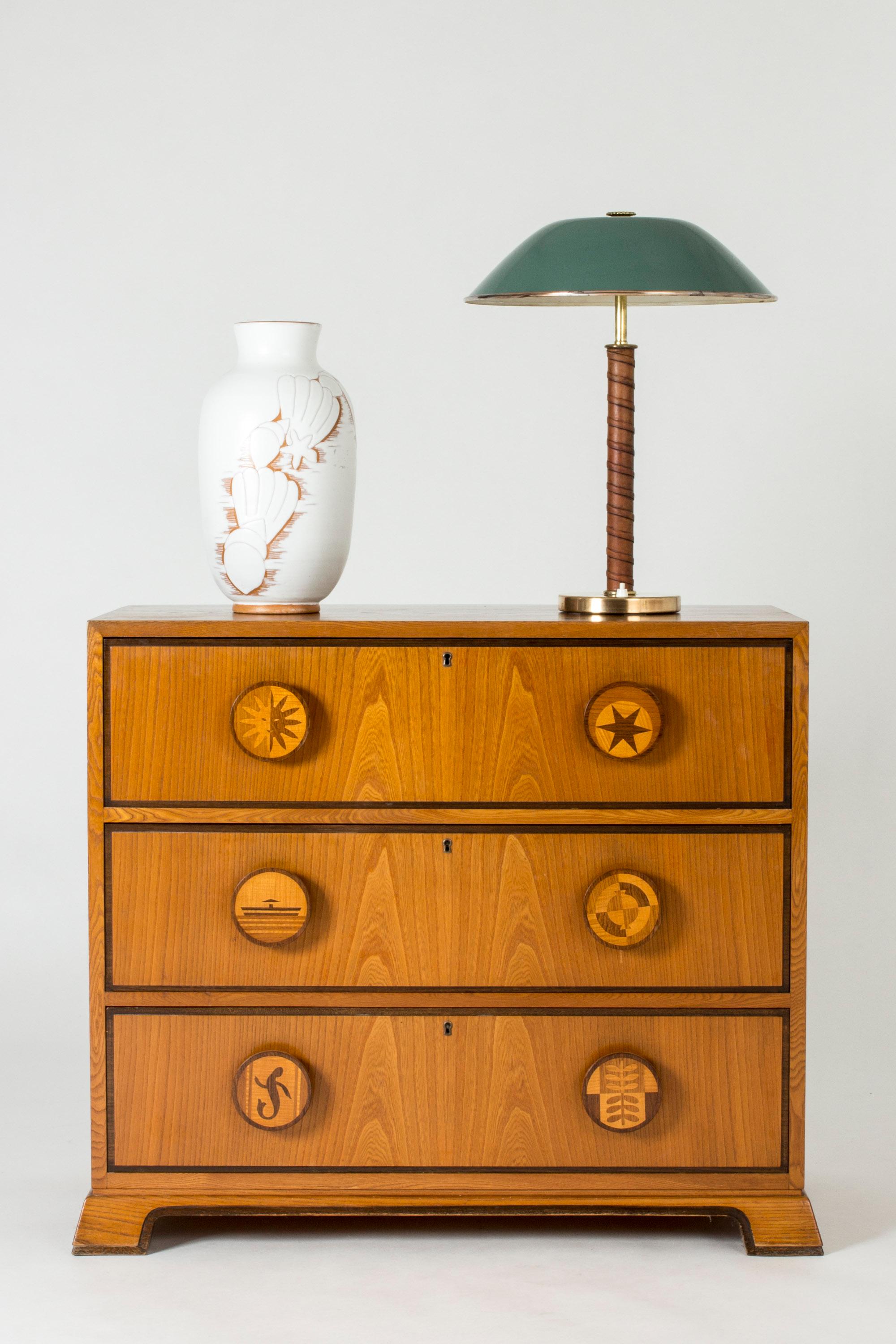1940s Swedish Modern Chest of Drawers by Otto Schulz for Boet, Sweden 6