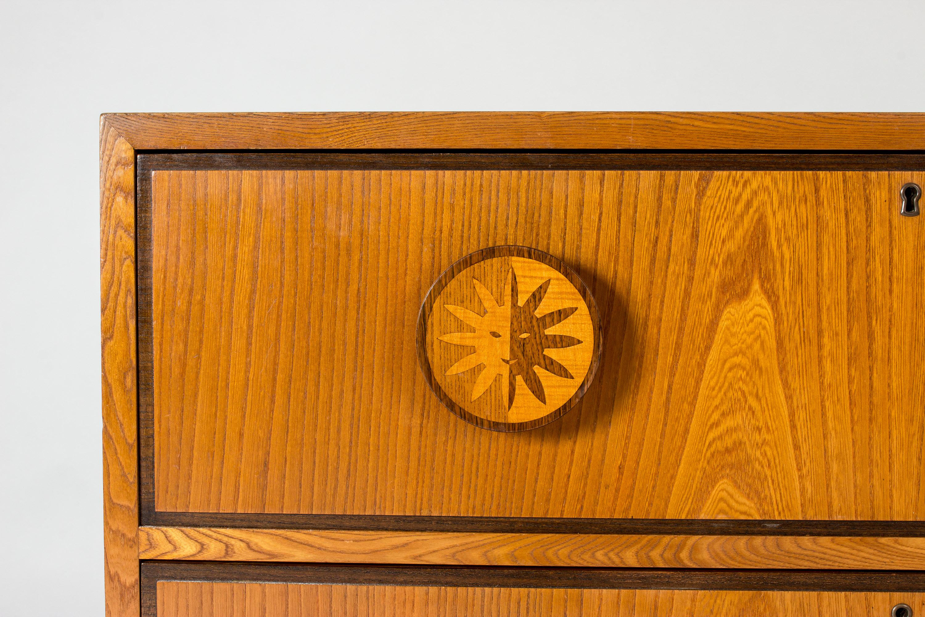 1940s Swedish Modern Chest of Drawers by Otto Schulz for Boet, Sweden 2