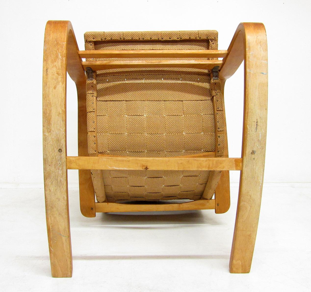 1940s Swedish Rocking Chair by Gustaf Axel Berg For Sale 4