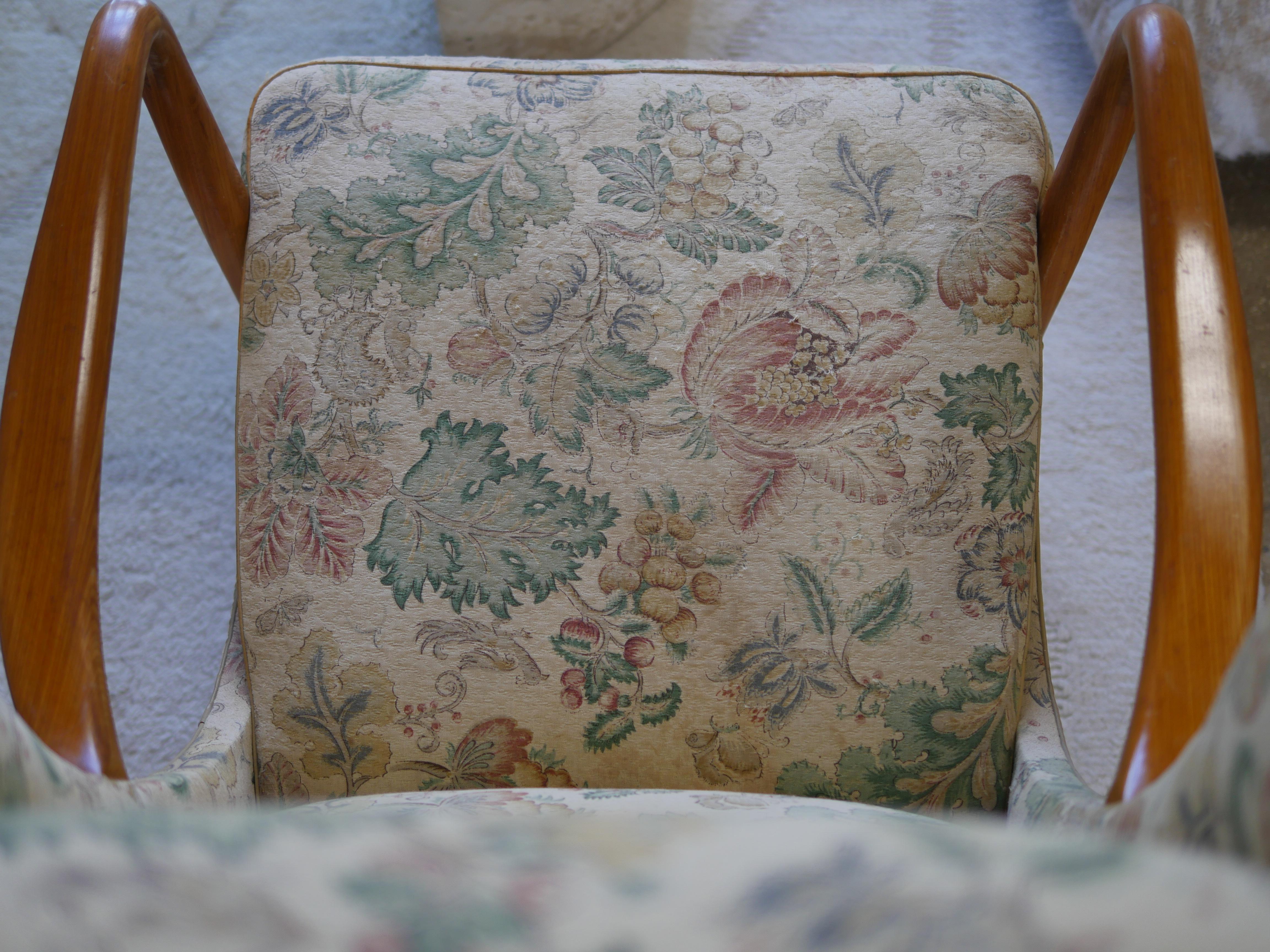 Chaise longue suédoise à dossier en bois d'orme des années 1940 en vente 3