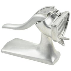 1940s Swiss Aluminum Mechanical Lemon Squeezer Juicer