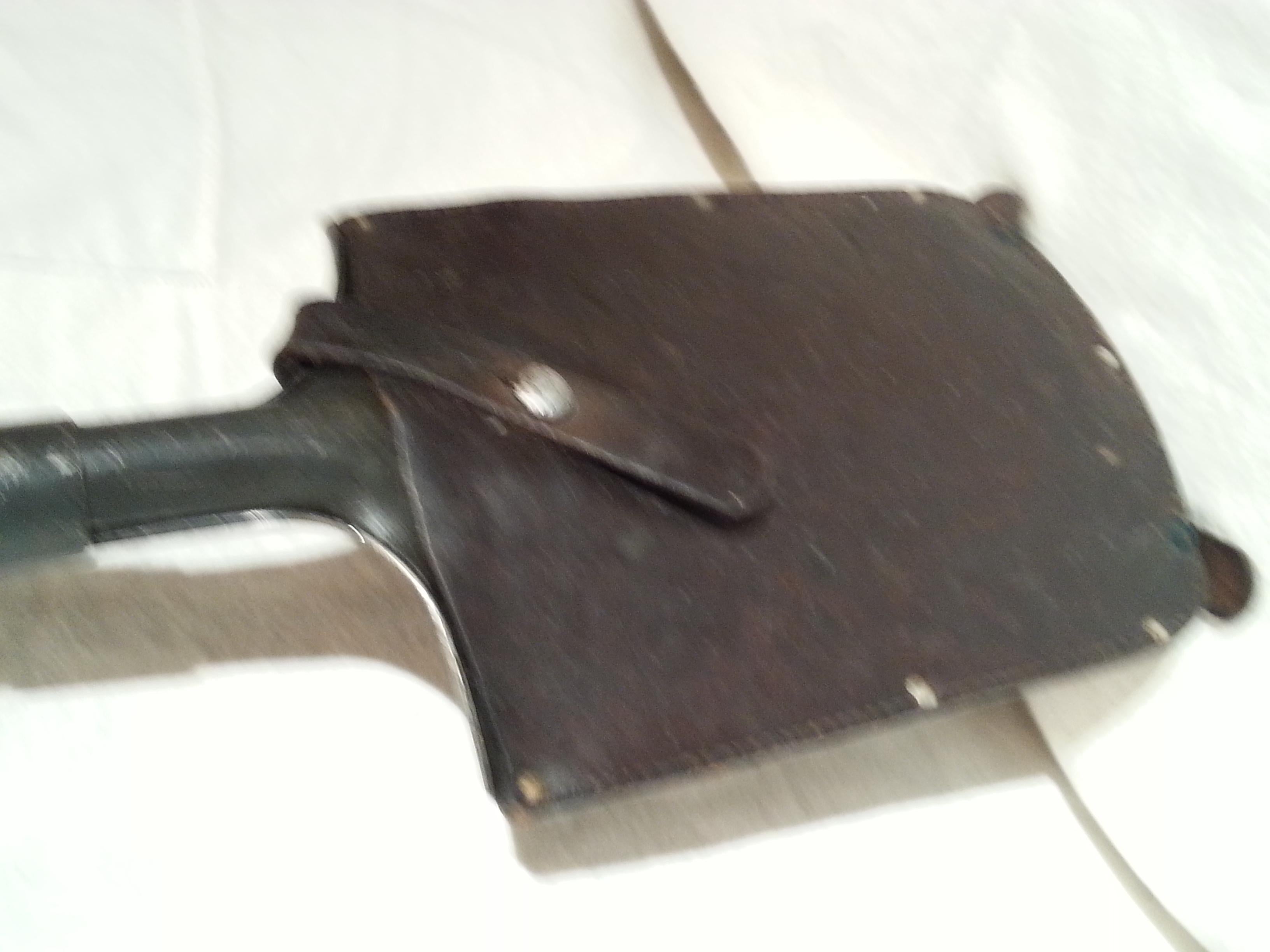 Mid-20th Century 1940's Swiss Army Shovel with Sheath For Sale
