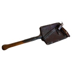 Vintage 1940's Swiss Army Shovel with Sheath