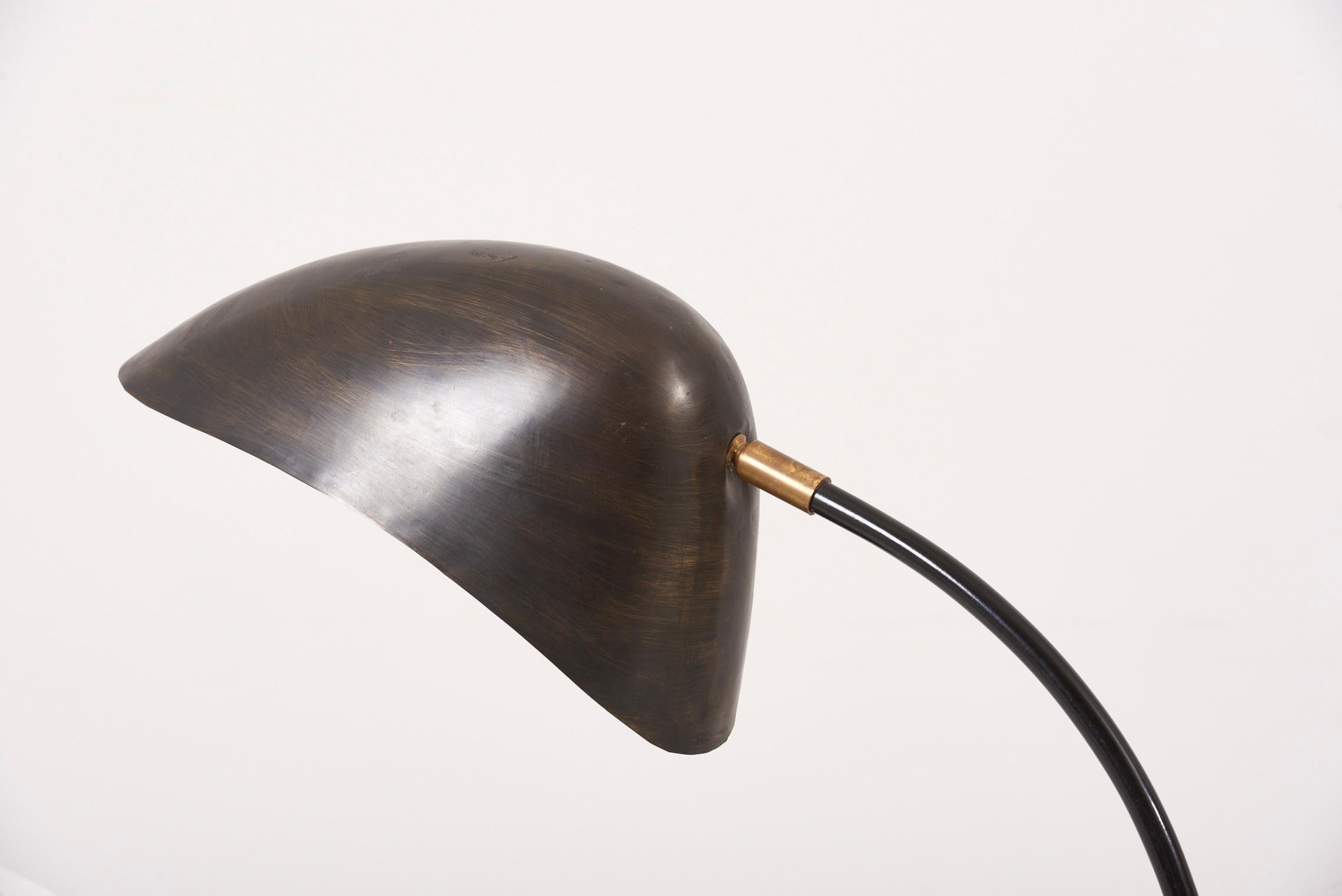 1940s Table Lamp in Metal and Brass 6