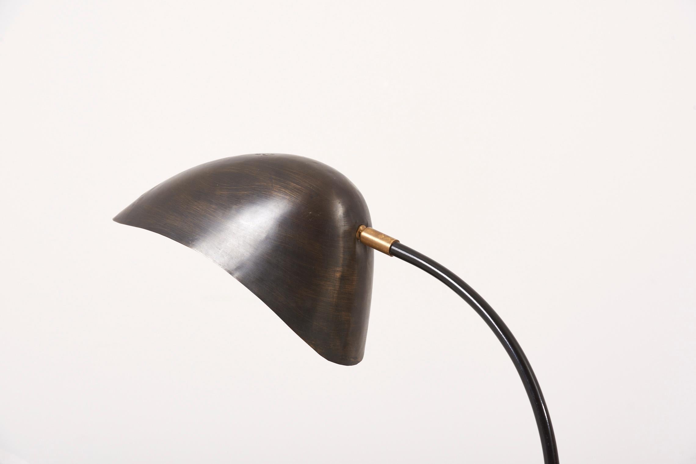 1940s Table Lamp in Metal and Brass 7