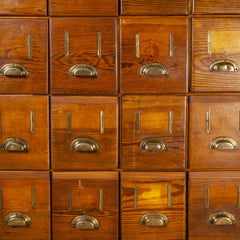 1940’s Tall Chest of Drawers, Bank of Drawers, Twenty Eight Drawers