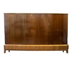 1940s Tall Swedish Sideboard/Cabinet by Blomstermåla Möbelfabrik