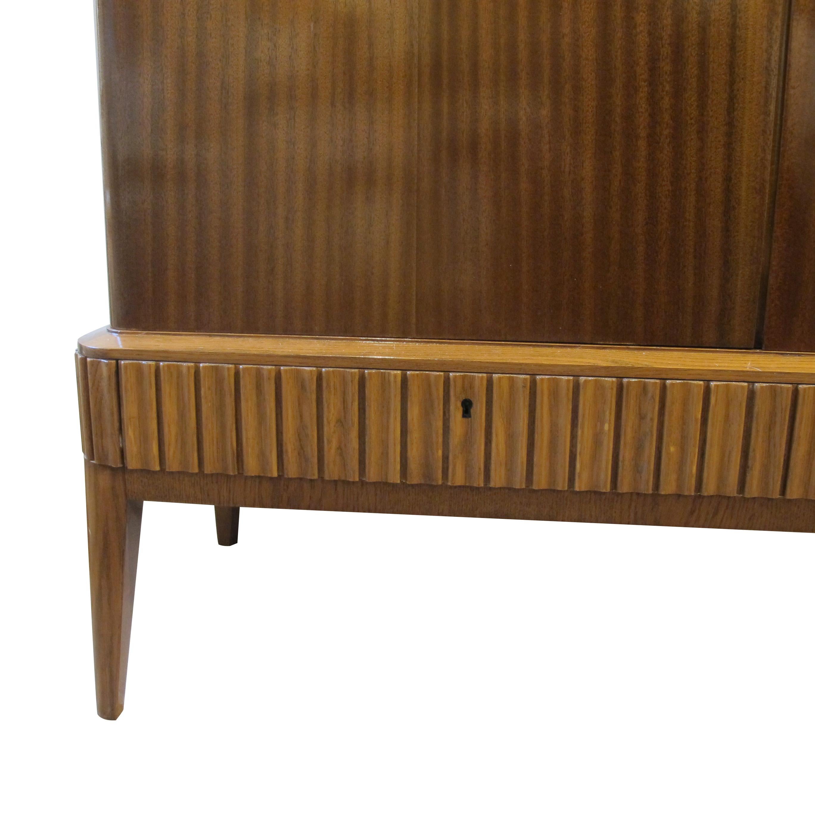 Mid-20th Century 1940s Tall Swedish Sideboard/Cabinet by Blomstermåla Möbelfabrik For Sale