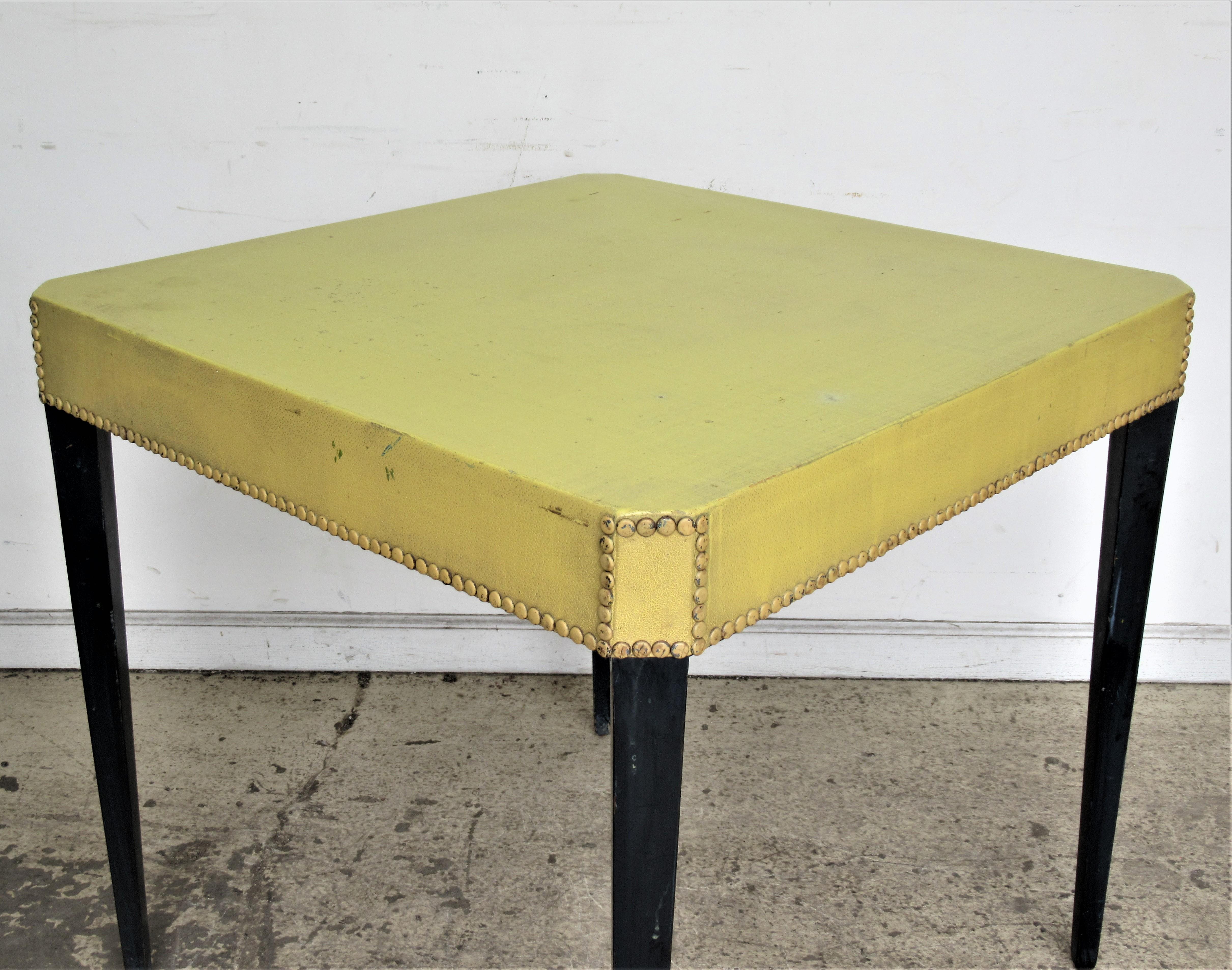 Brass 1940s Table in the style of Tommi Parzinger