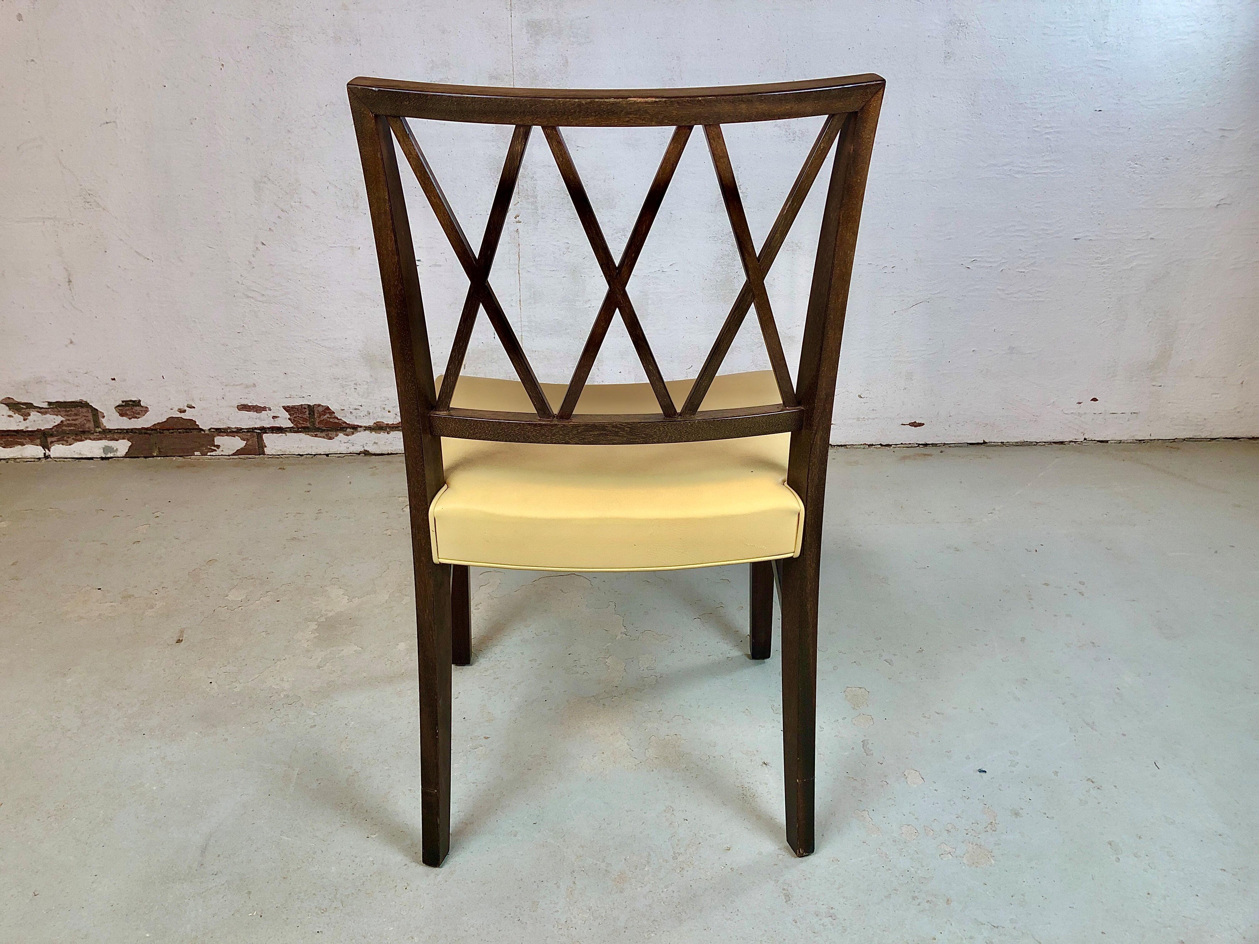 1940s Ten Restored Danish Ole Wanscher Customizable Mahogany Dining Chairs 2
