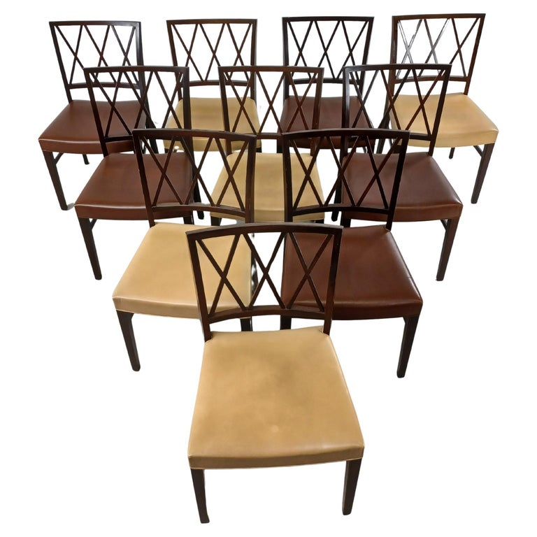 Ole Wanscher dining chairs, 1940s