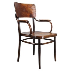 1940s Thonet Beech Chair no. 57, Czechoslovakia