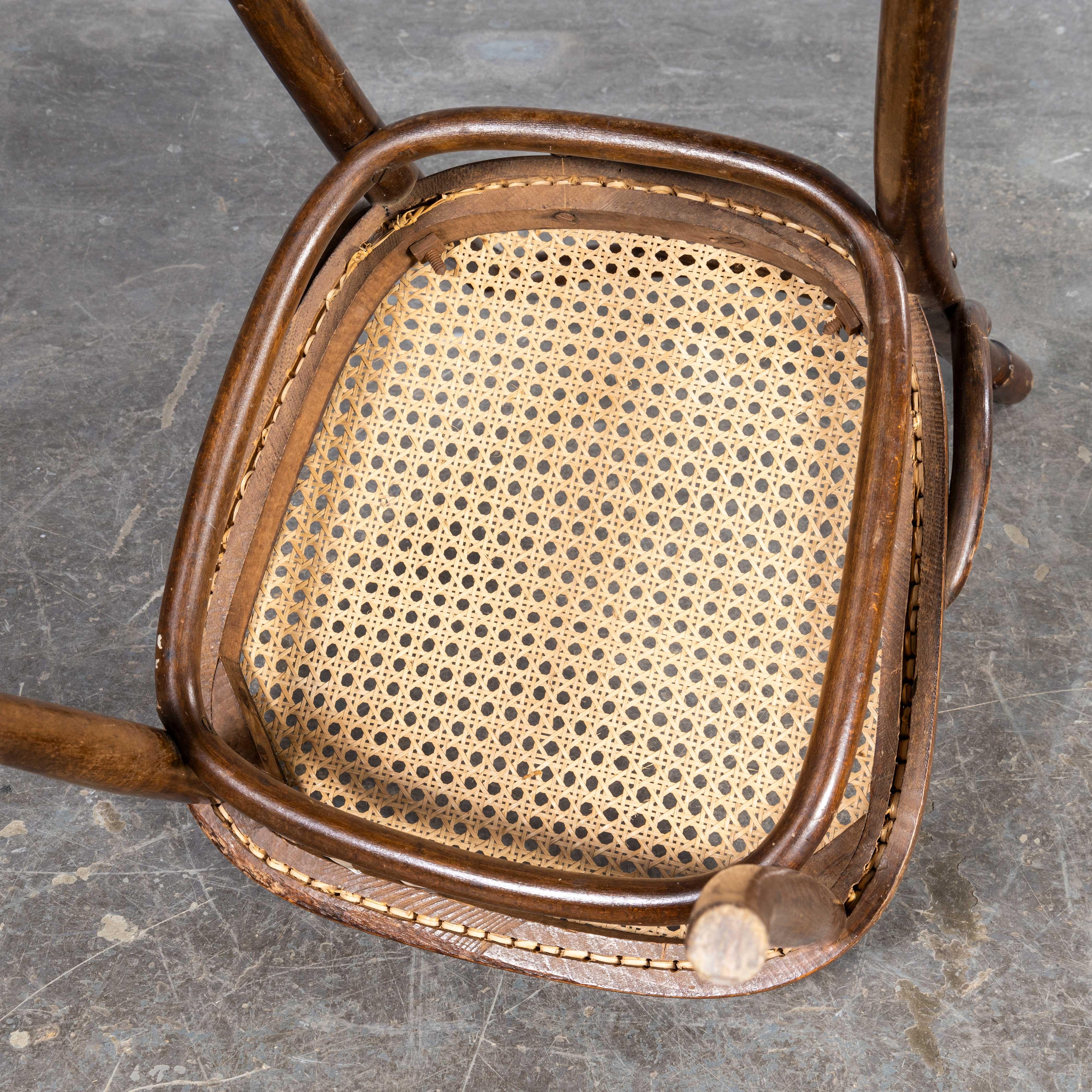 1940's Thonet Original Single Hoop Bentwood Chairs - Set Of Six 4