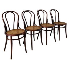 Thonet Style Dining Chairs "Wiener" 1940s
