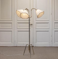 1940s , Three-Shade Floor Lamp by Nordiska Kompaniet, Sweden