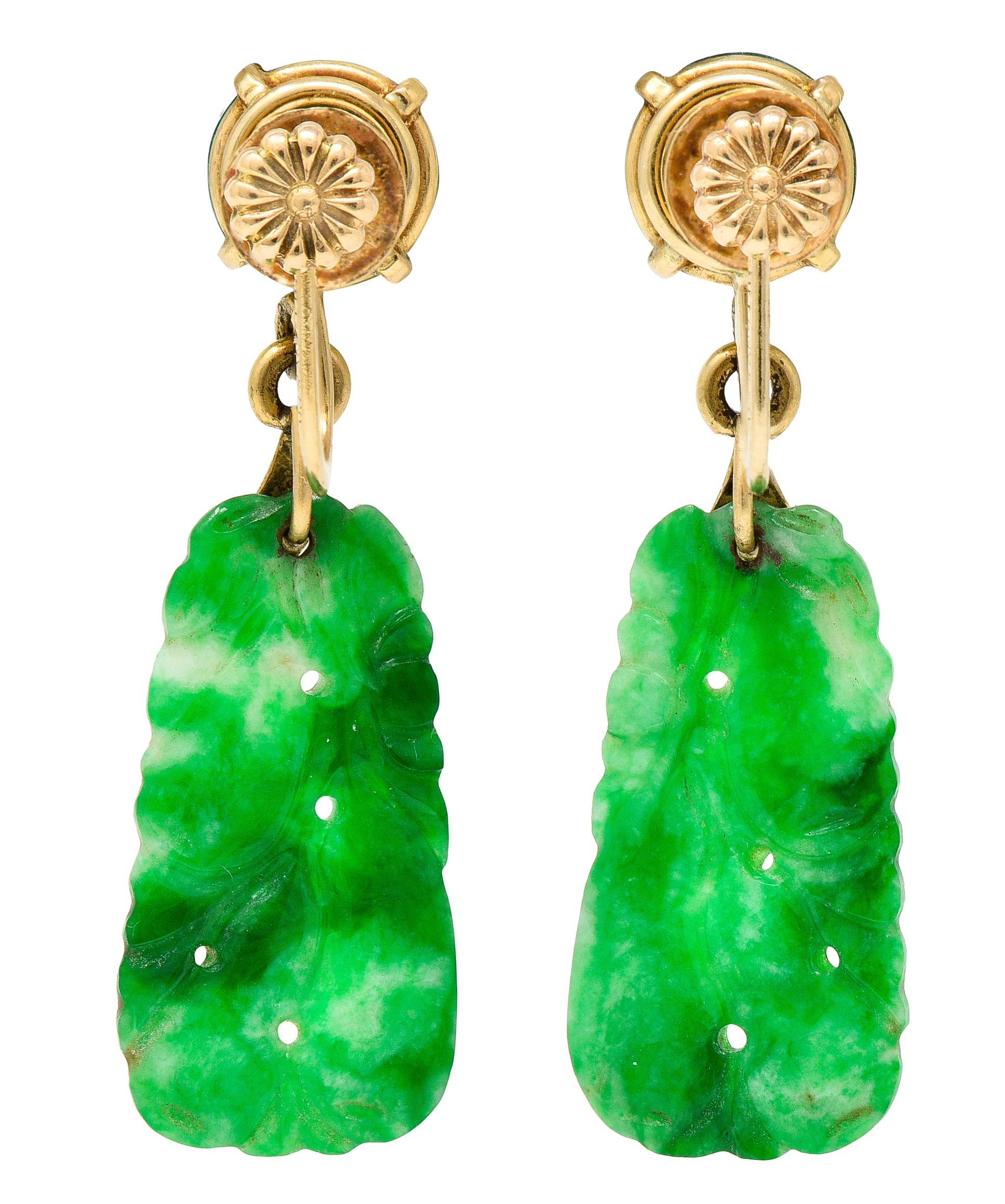 jade earrings tiffany