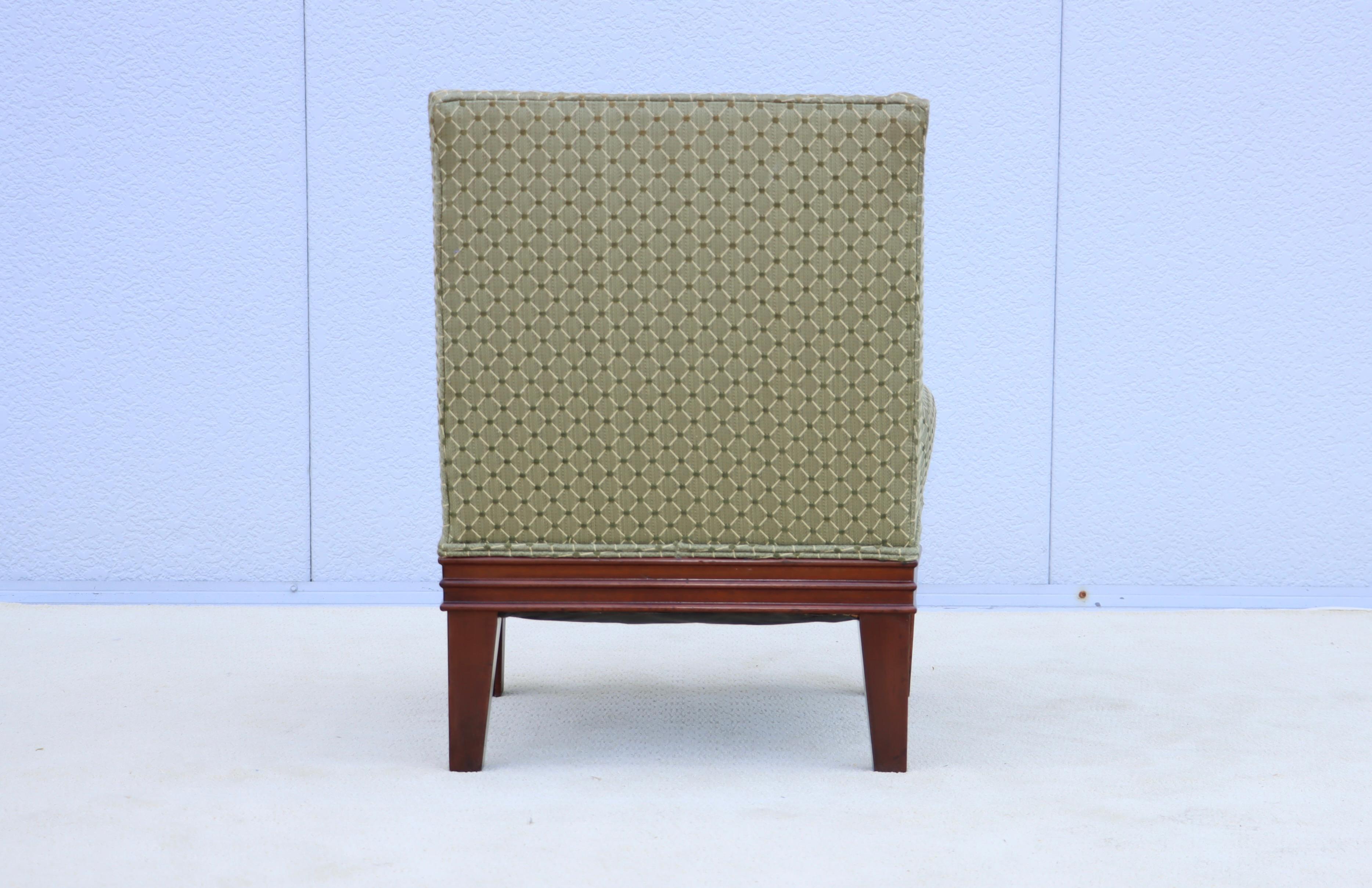 Sedia Slipper in mogano Tommi Parzinger del 1940 in vendita 6