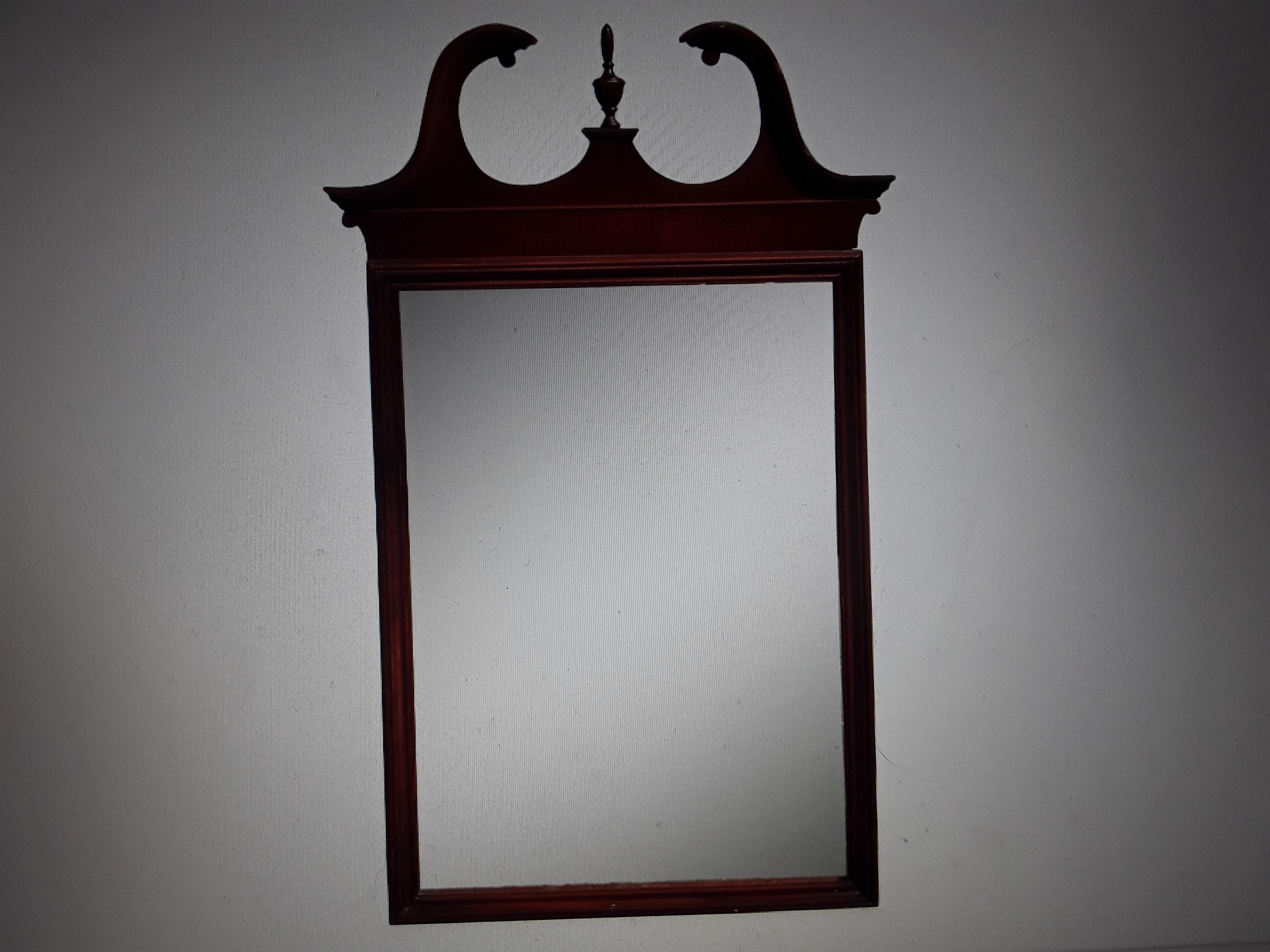 1940's Traditional Style Wall Mirror For Sale 2