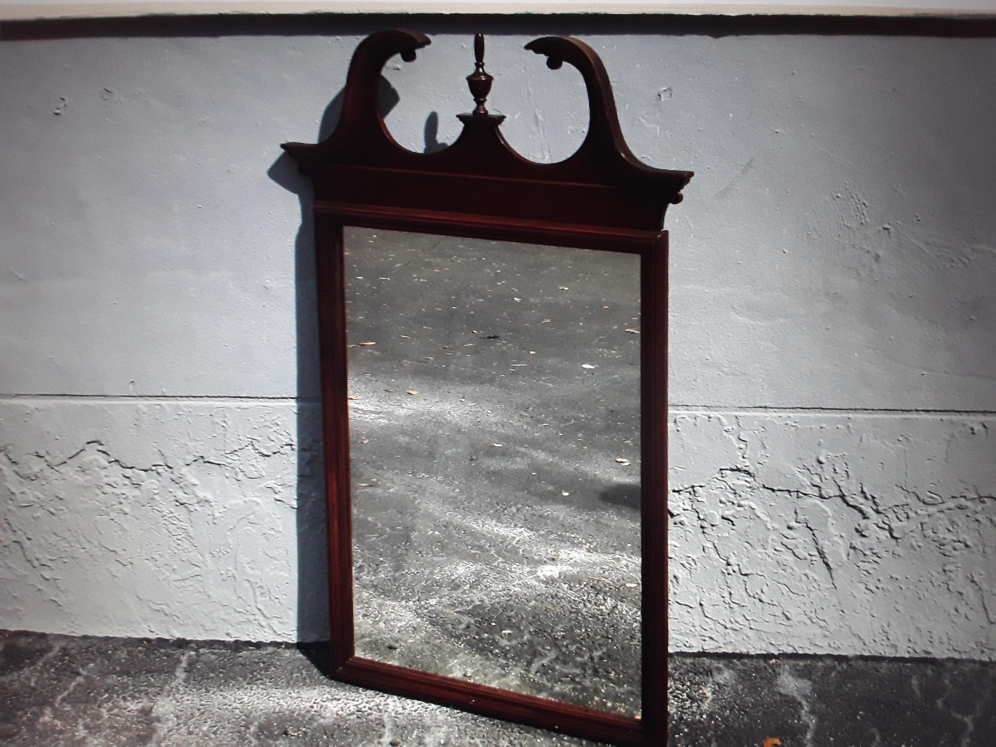 Mid-20th Century 1940's Traditional Style Wall Mirror For Sale
