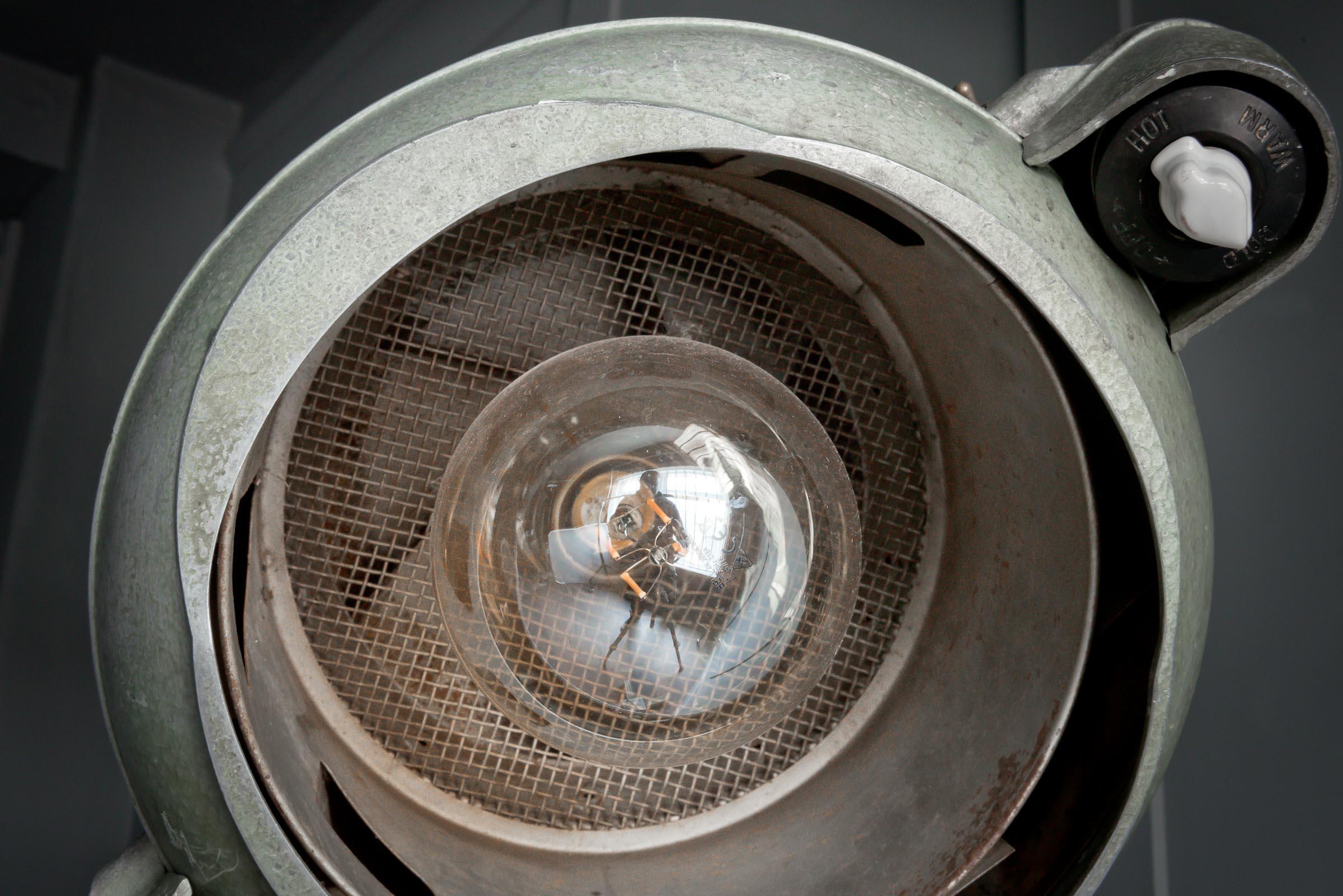 20th Century 1940's Turbinator Converted Hairdryer LED Floor Lamp For Sale