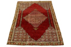 1930’s Turkish Oushak Carpet with Modern Style