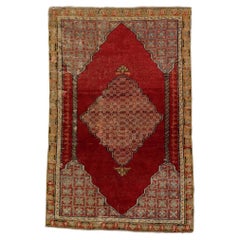 1930’s Turkish Oushak Carpet with Modern Style