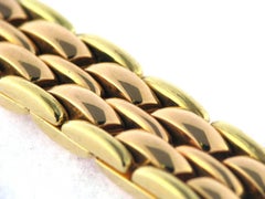 1940s Two-Toned Gold Wide Bracelet