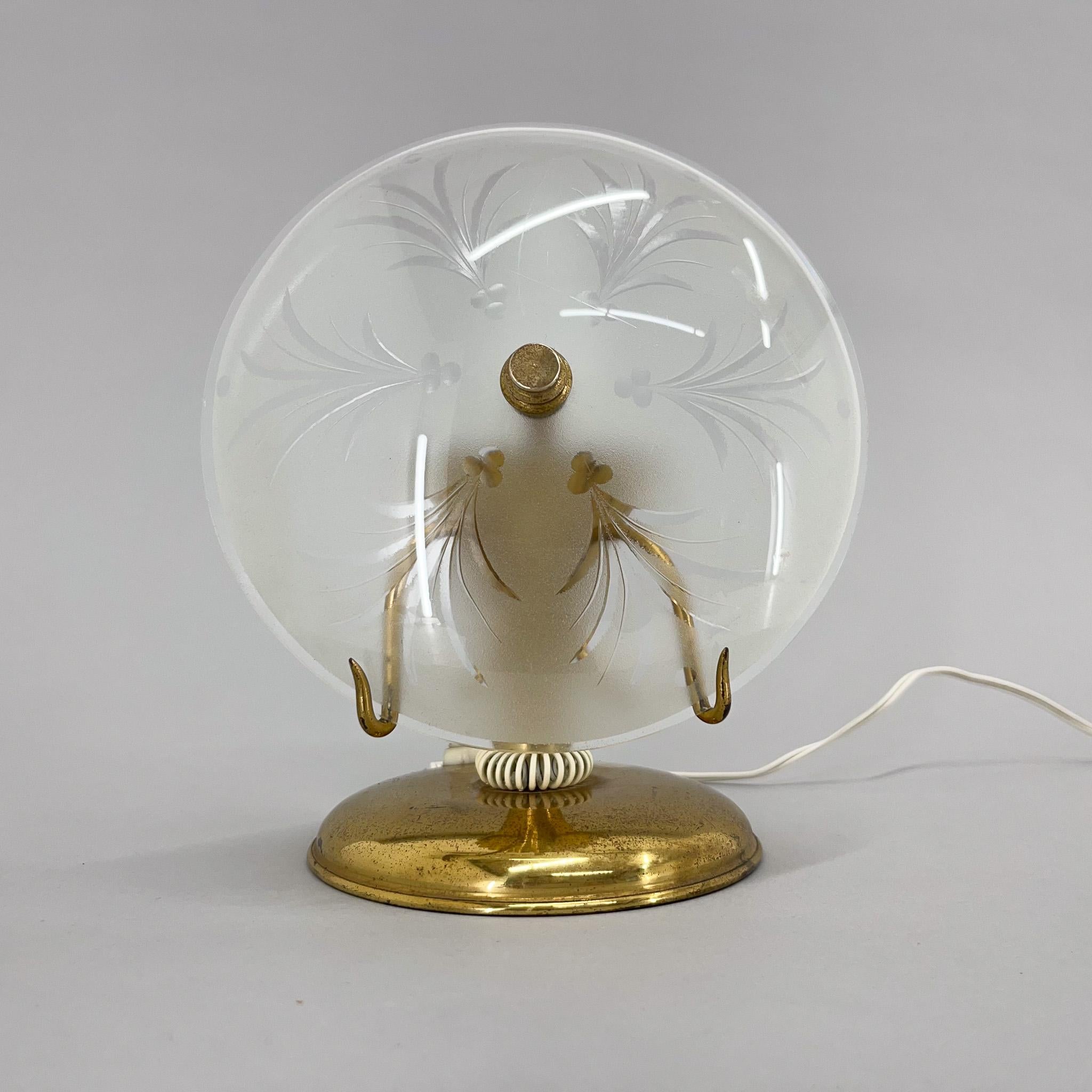 Art déco Petite lampe de bureau unique des années 1940, Italie en vente