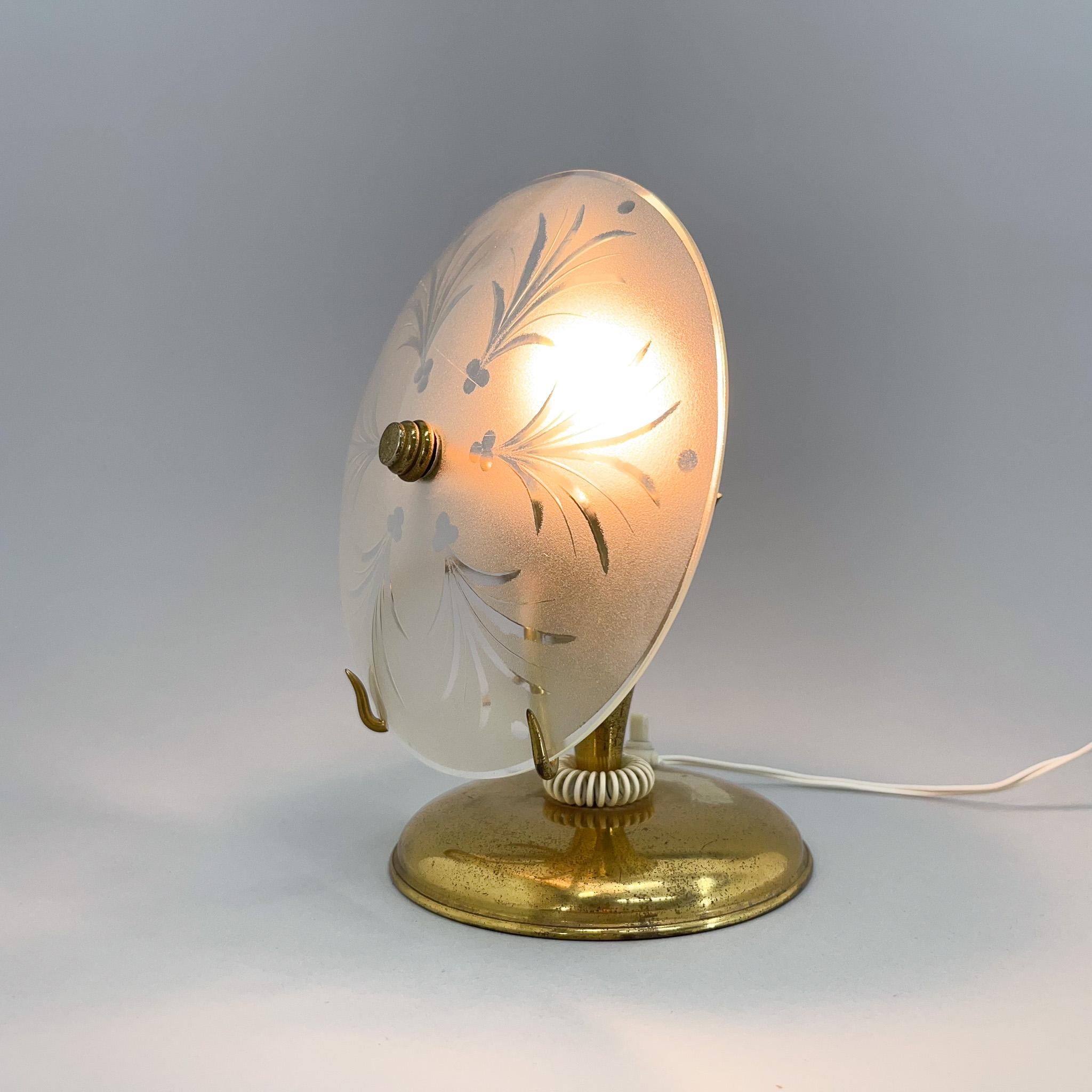 Petite lampe de bureau unique des années 1940, Italie en vente 2