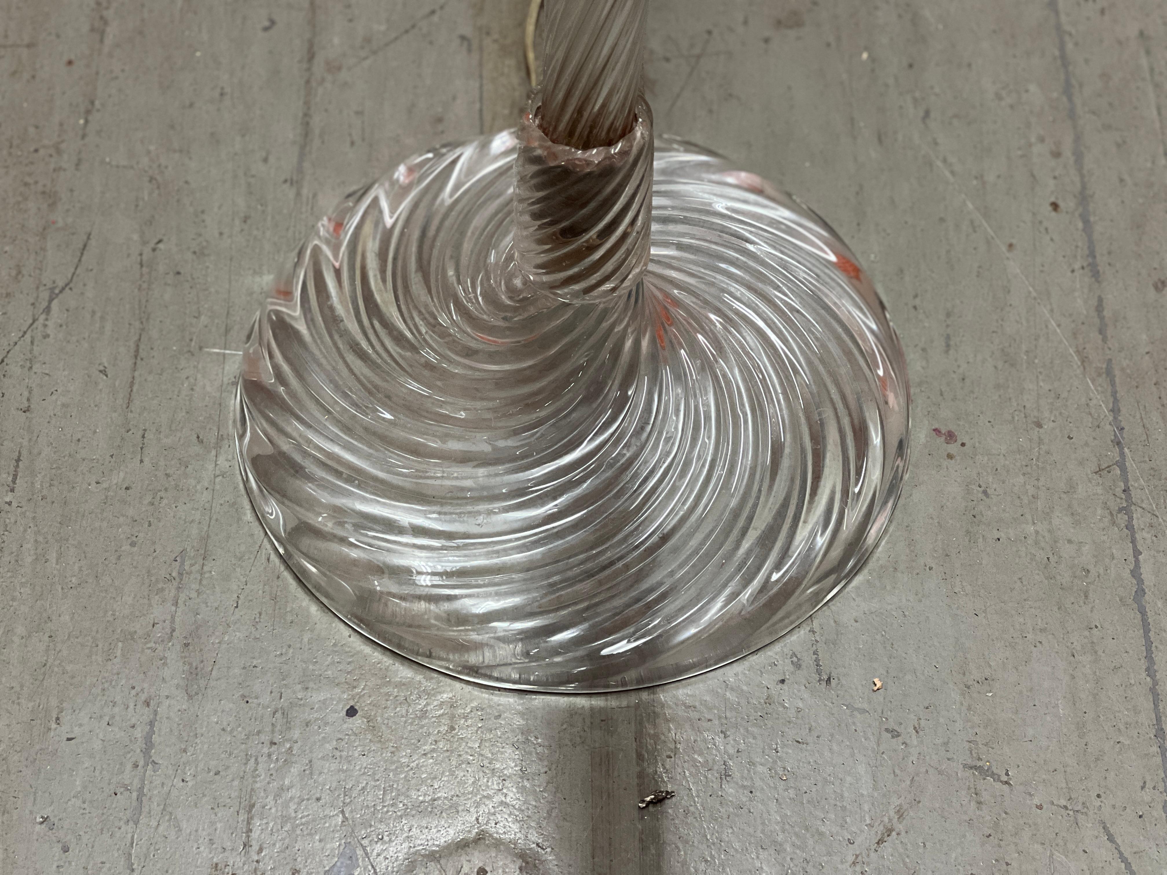 Lampadaire Venini des années 1940 attribué à Carla Scarpa 1