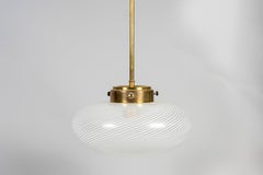 1940's Venini Murano Glass Pendant Light