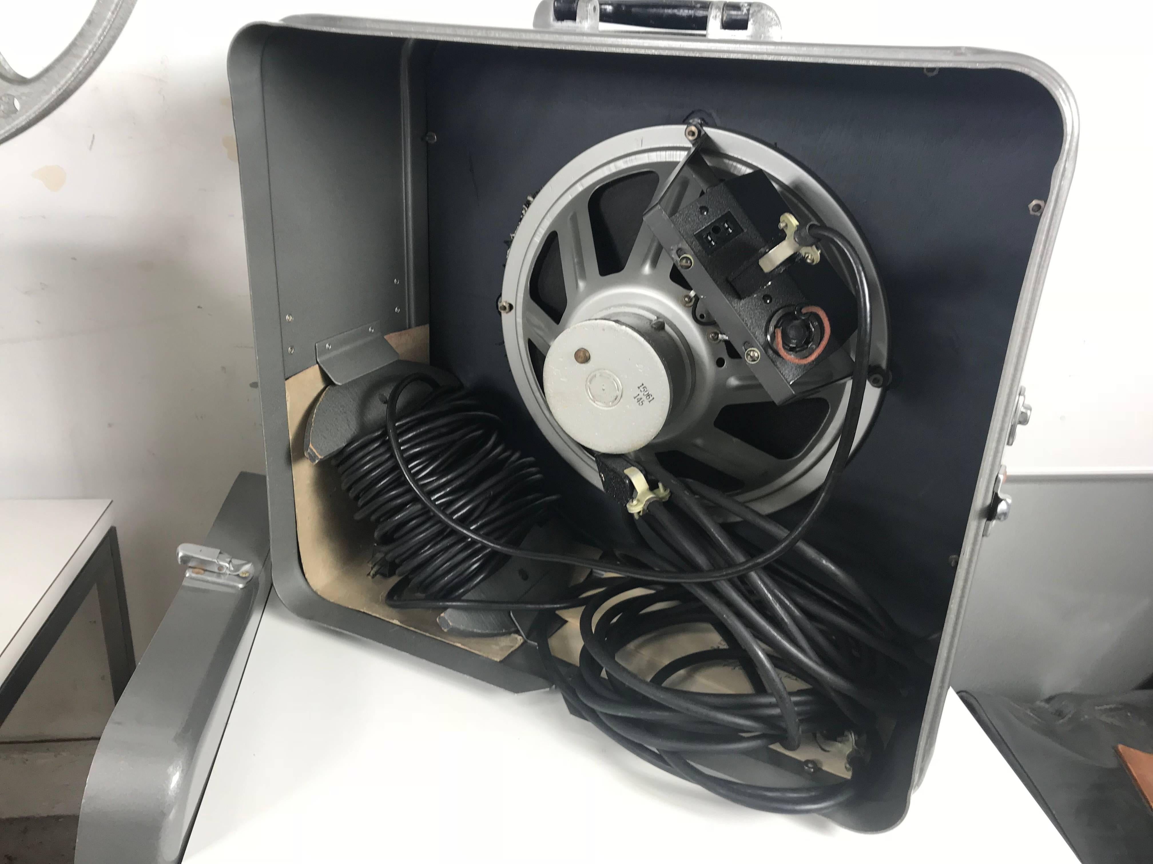 Mid-20th Century 1940s Victor Triumph 60 Movie Projector Animatophone and Speaker