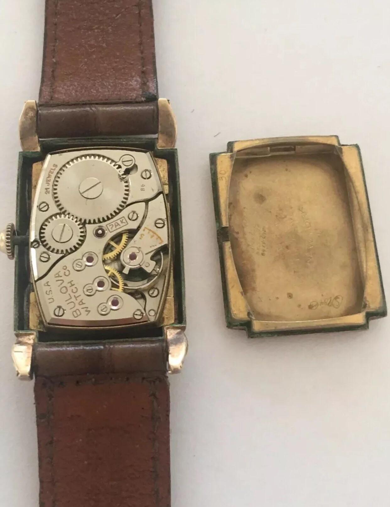 bulova 10k gold filled ladies watch