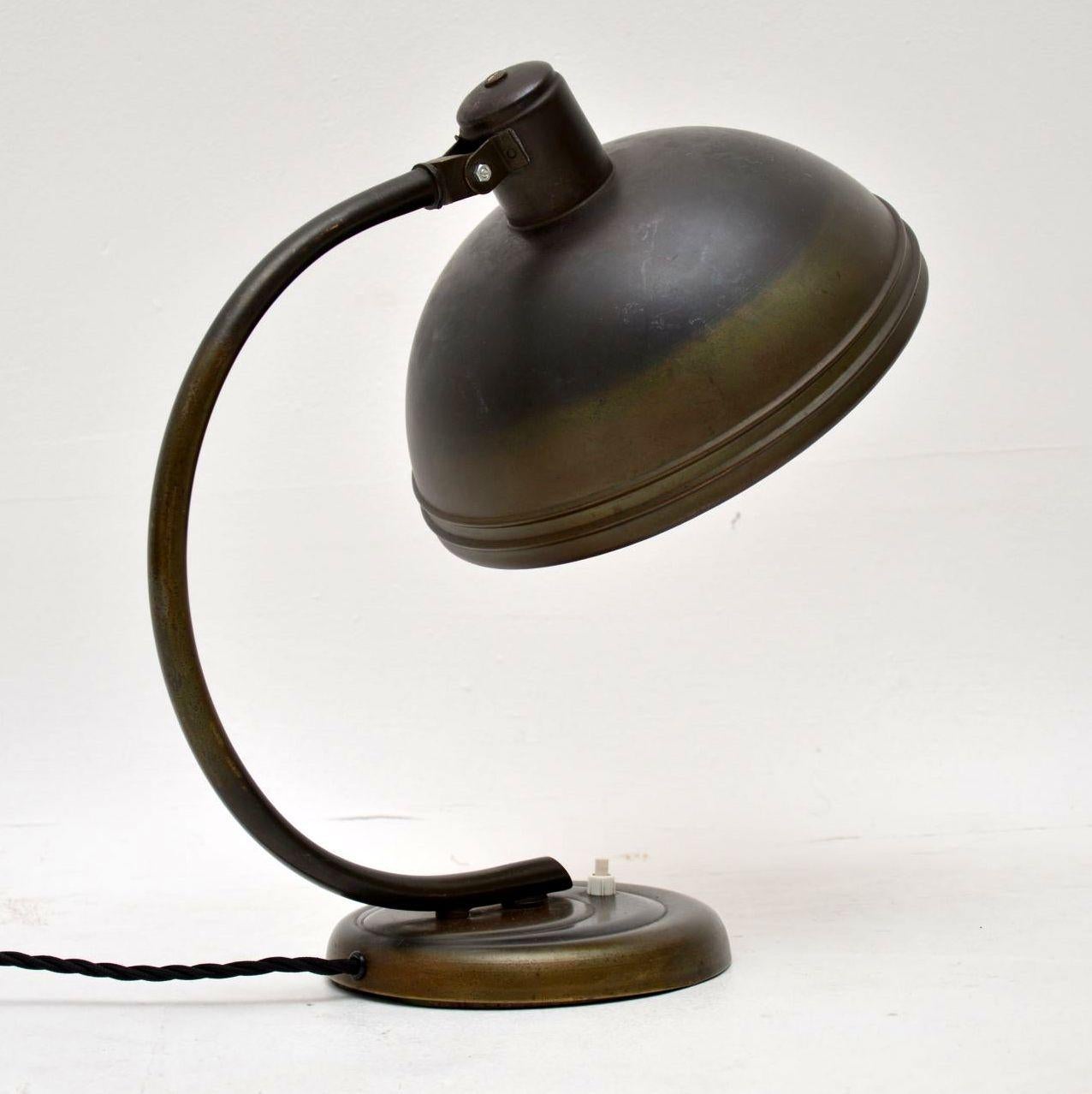 1940s Vintage Bauhaus Style Desk Lamp In Good Condition In London, GB