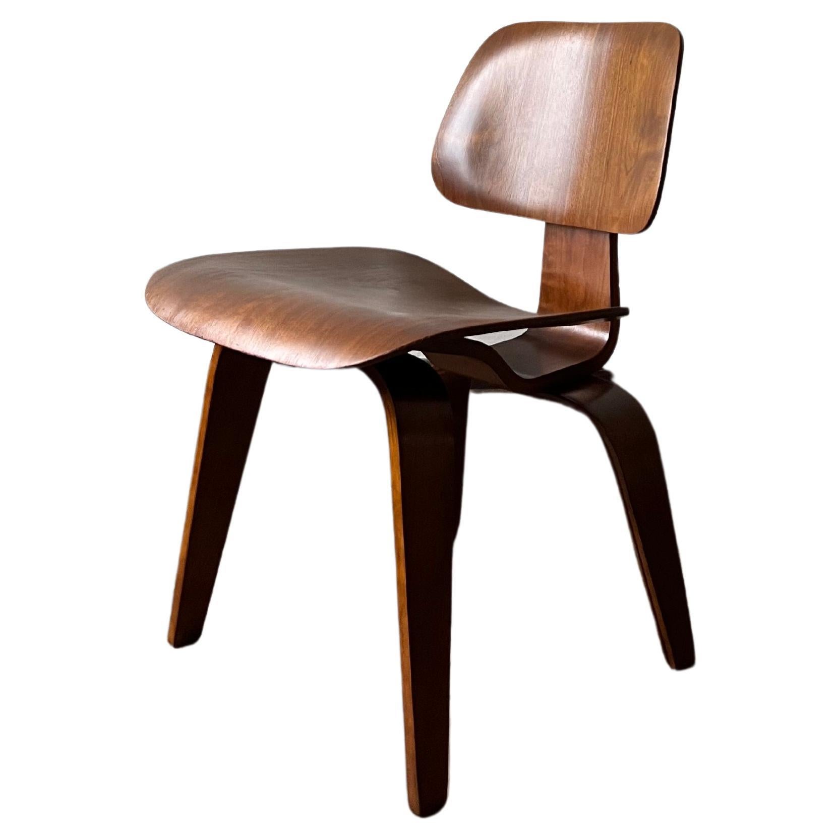1940s Vintage Evans Herman Miller Eames Ash Dcw 5-2-5 Chair
