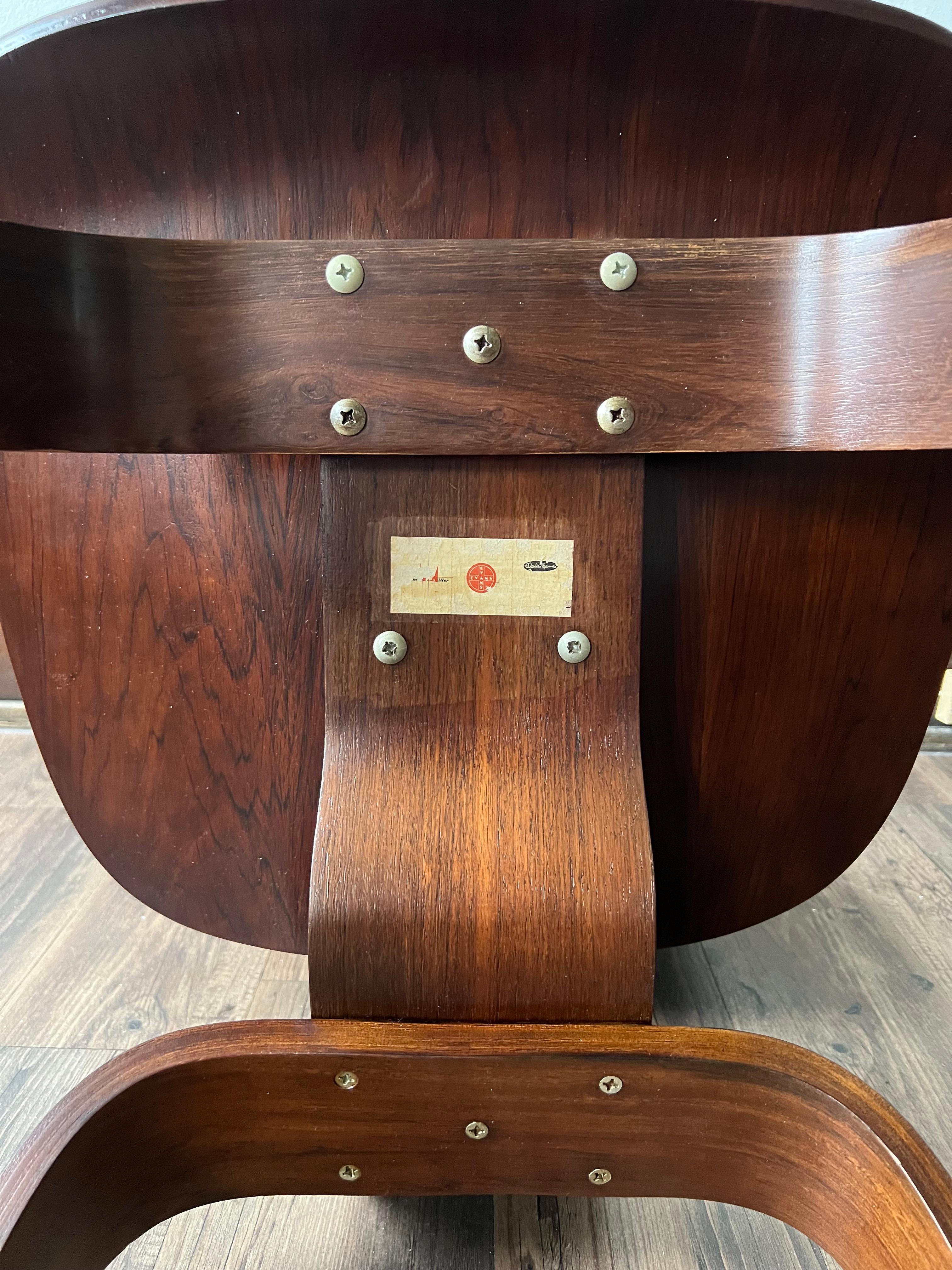 1940s Vintage Evans Herman Miller Eames Rosewood Dcw 5-2-5 Chair 4