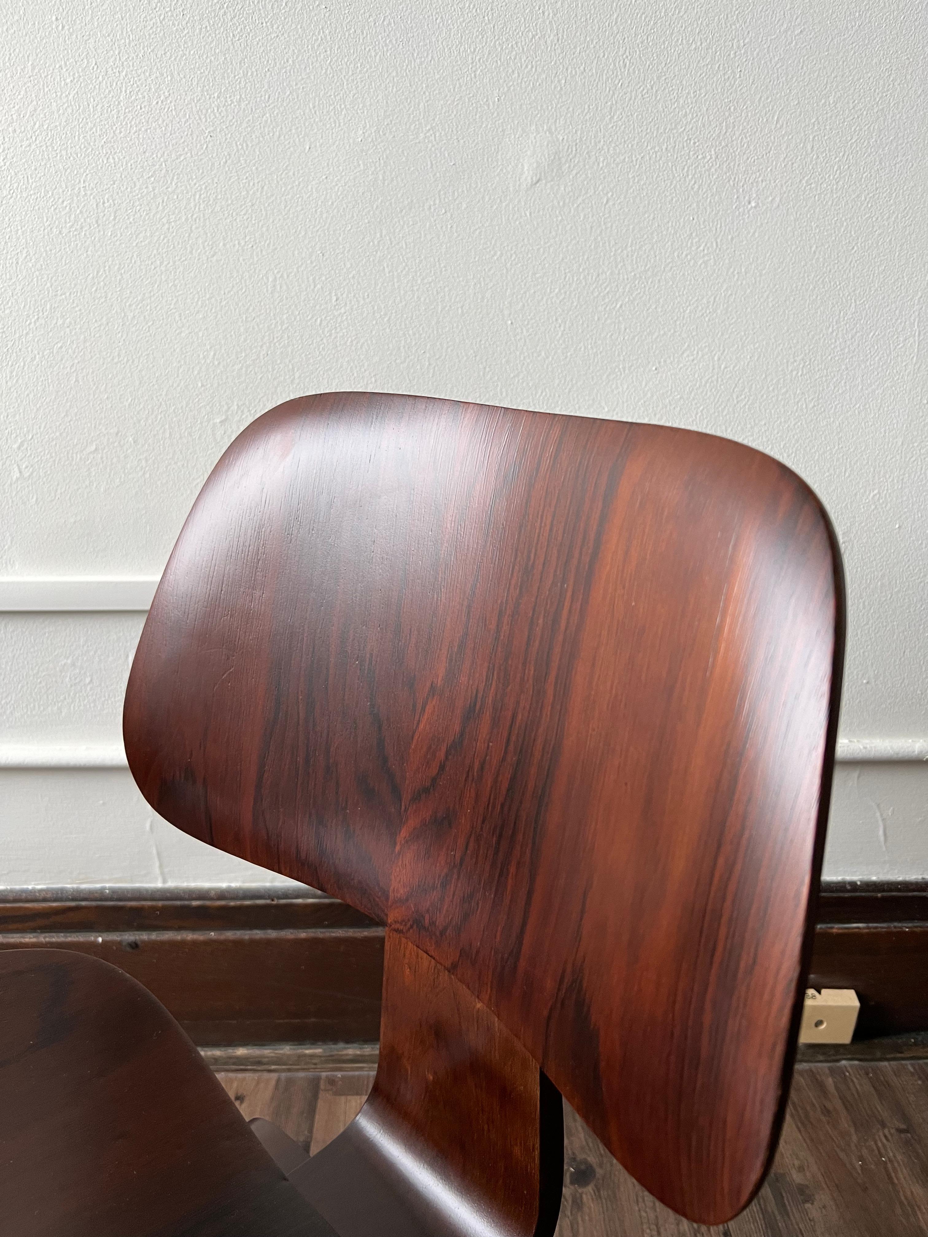 1940s Vintage Evans Herman Miller Eames Rosewood Dcw 5-2-5 Chair 5