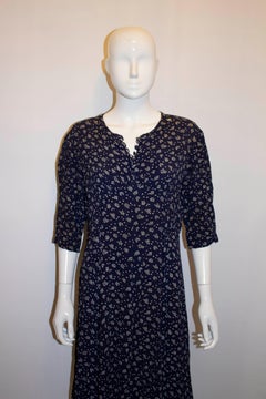 1940s Vintage Heart Print Tea Dress