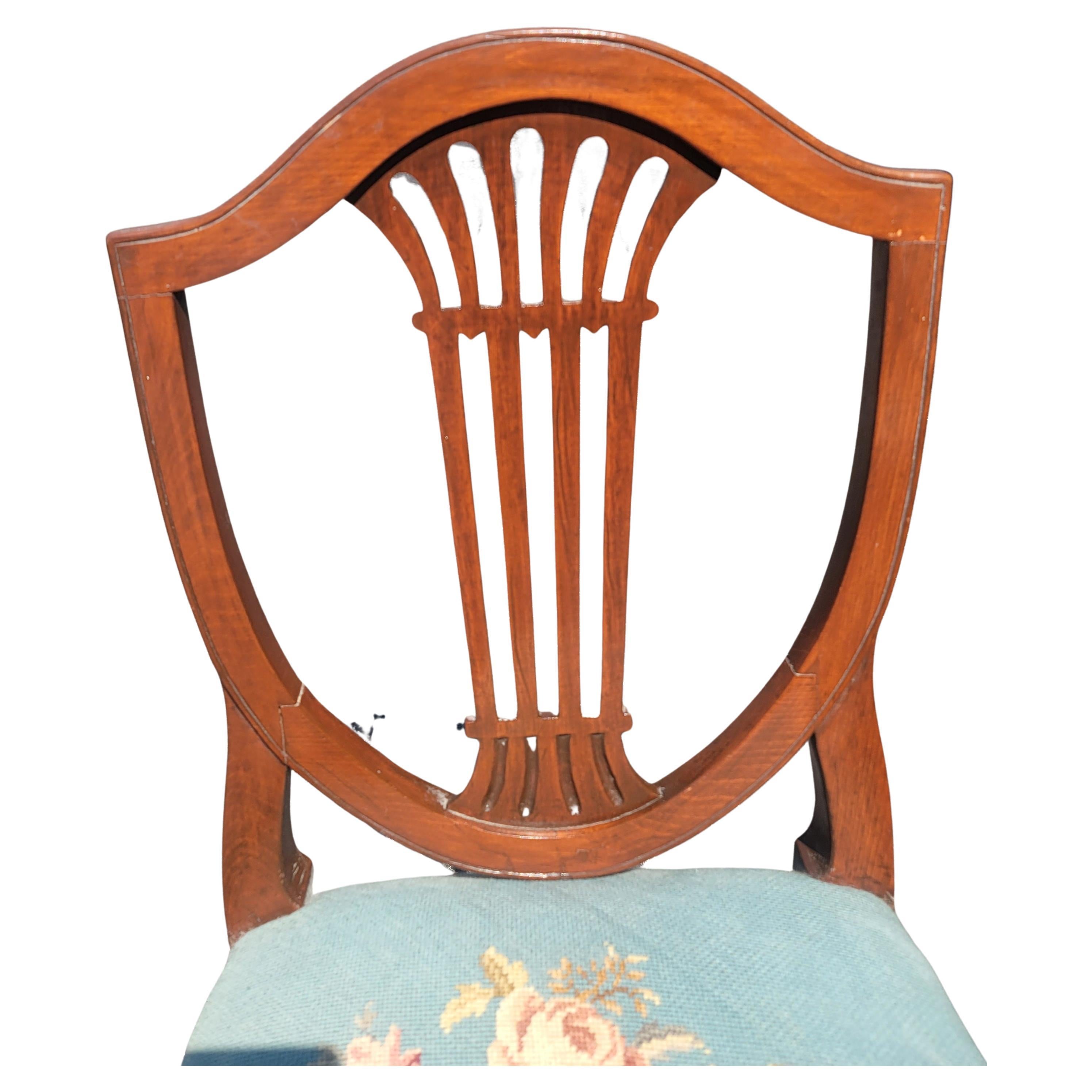 antique shield back chairs