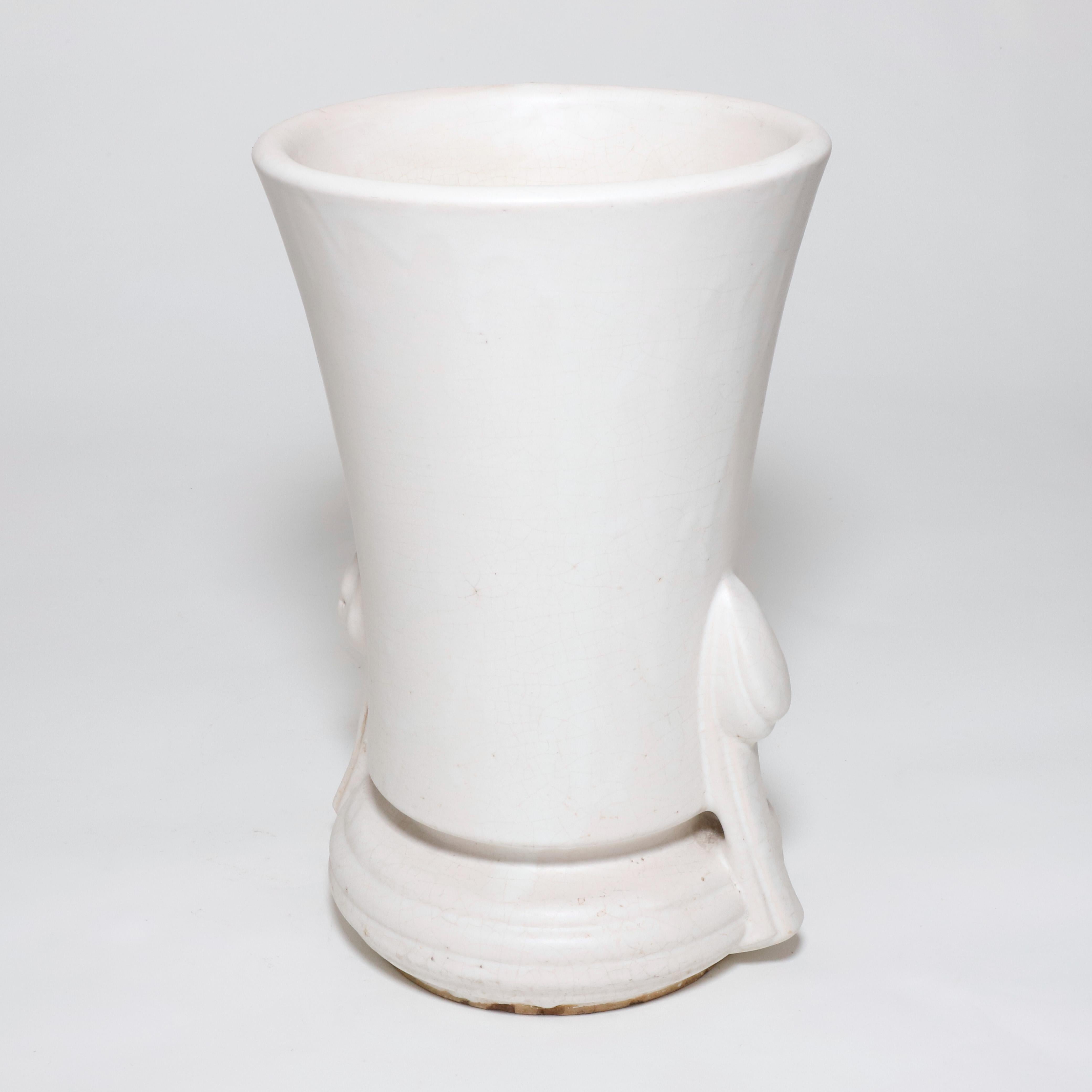 white mccoy vase