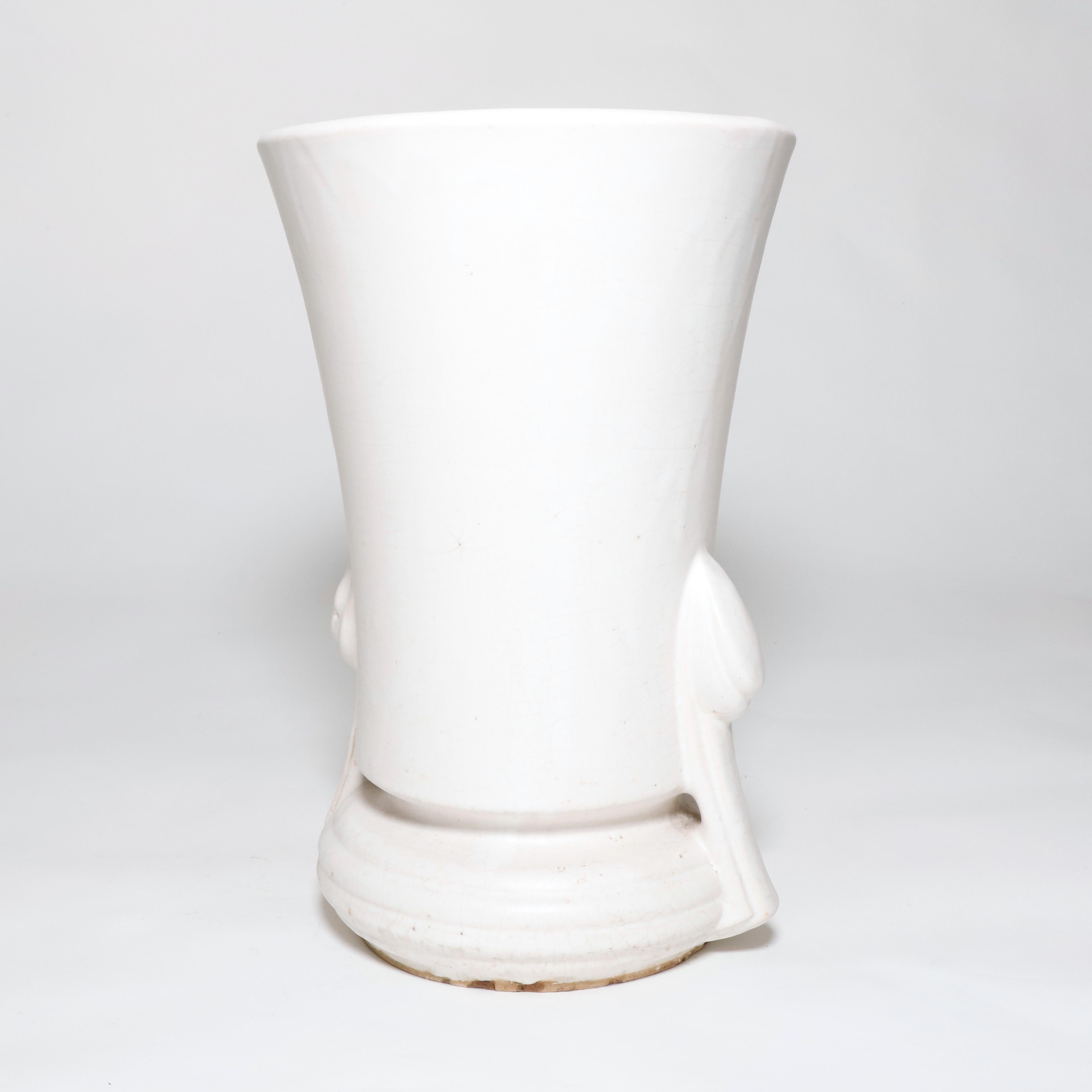 mccoy vase white
