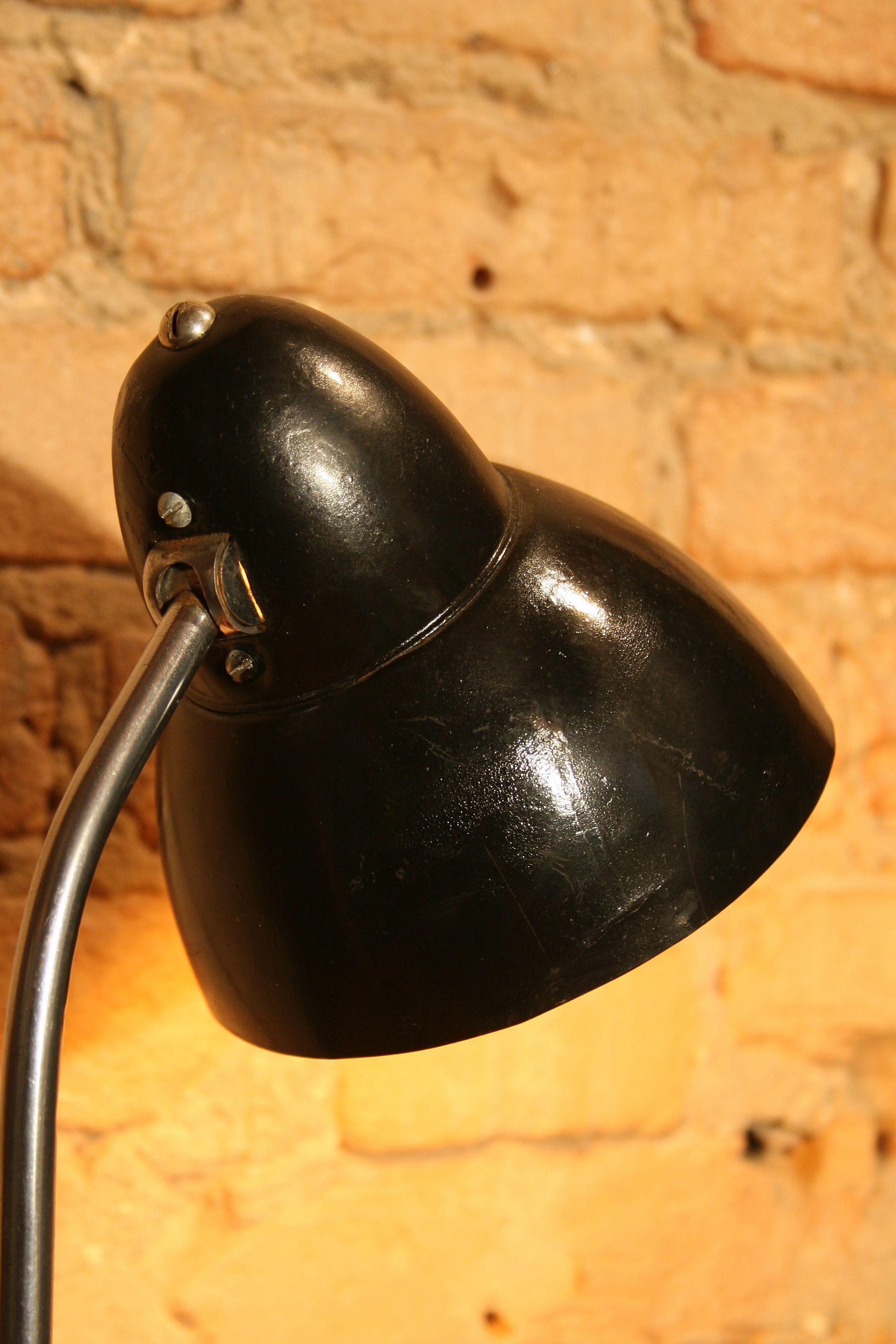 1940s Vintage Polish Table Lamp In Good Condition For Sale In Warsaw, PL
