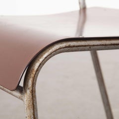 Sedia da pranzo impilabile in bachelite degli anni '40, buona quantità disponibile