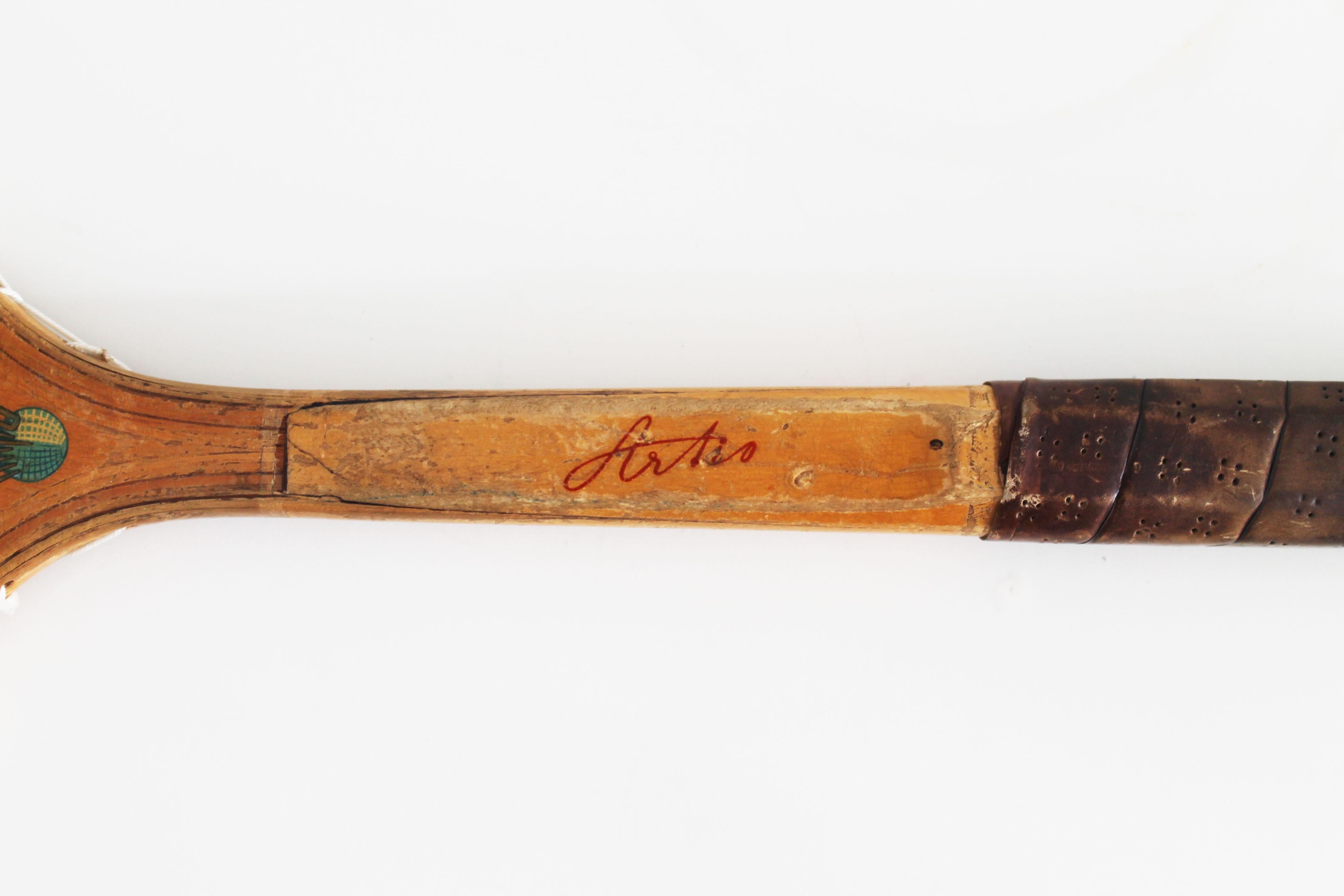 Raqueta de tenis vintage de 1940 1